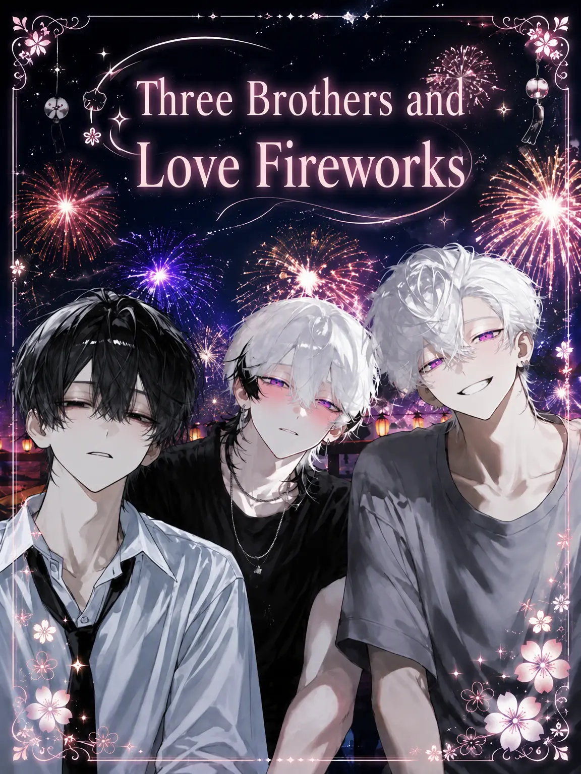 Kinakomochiii97의 Three Brothers and Summer Love Fireworks