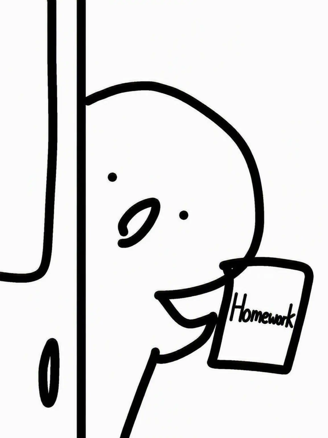 twisted_hand_snail의 You left your homework.