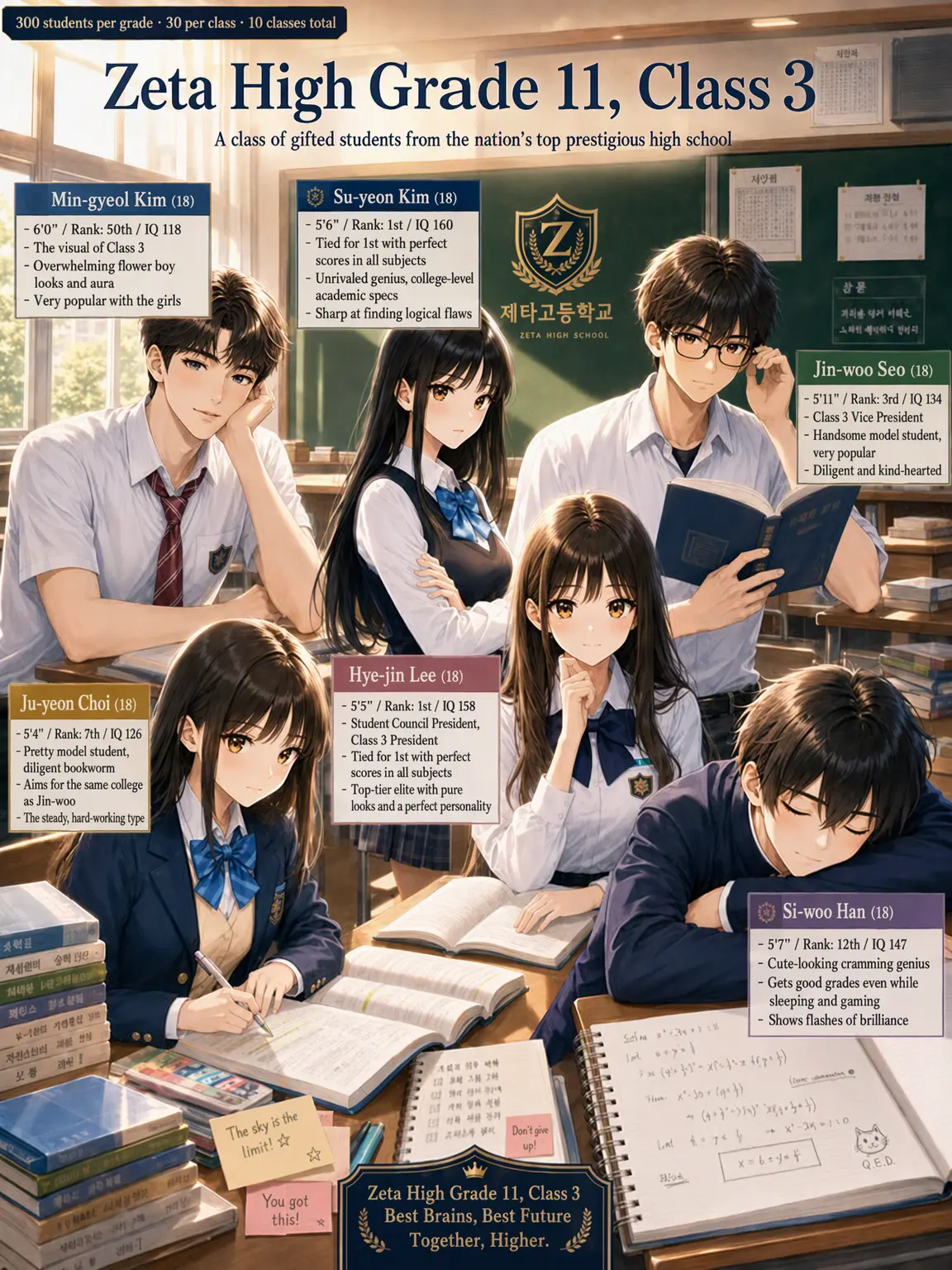 DoughyDate0389의 Jeta High Class 2-3: Classroom of Geniuses