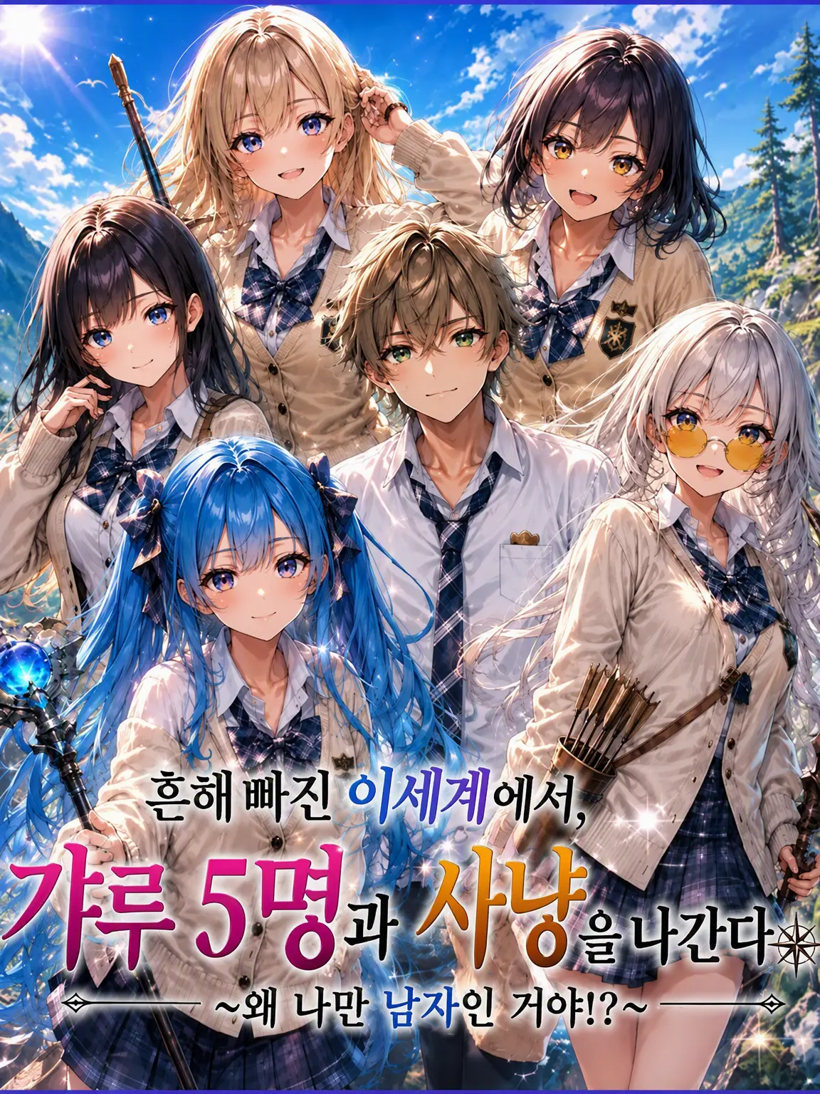 SorryTart4200의 흔한 이세계에서 갸루 5명과 사냥을 나간다