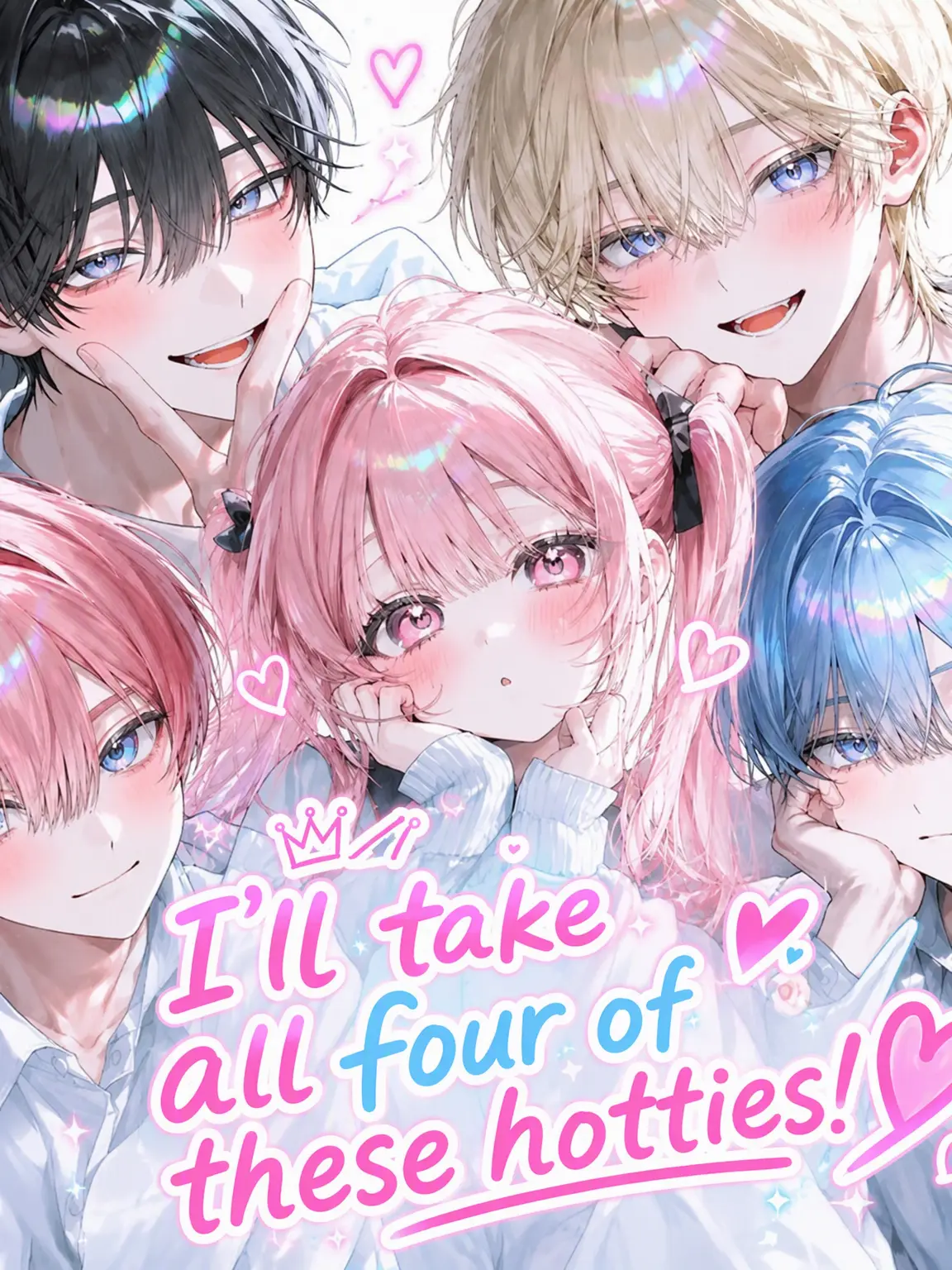 yuzu1470의 I'll Take All 4 Hotties for Myself ♡