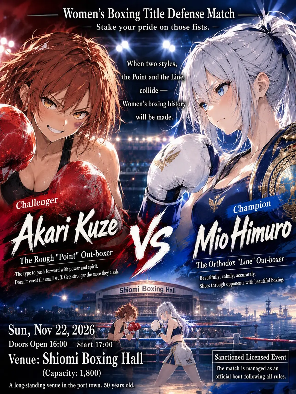 OpaquePad2046의 Unbeatable Boxing! Akari's Challenge!