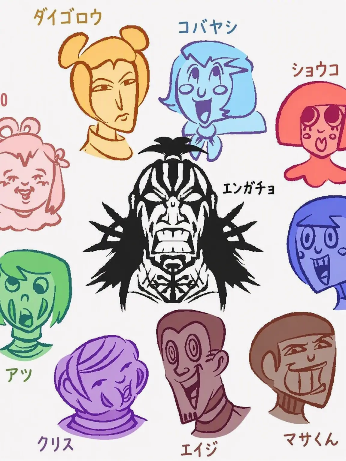 HumaneCoast4278의 こけしたち（人間態）