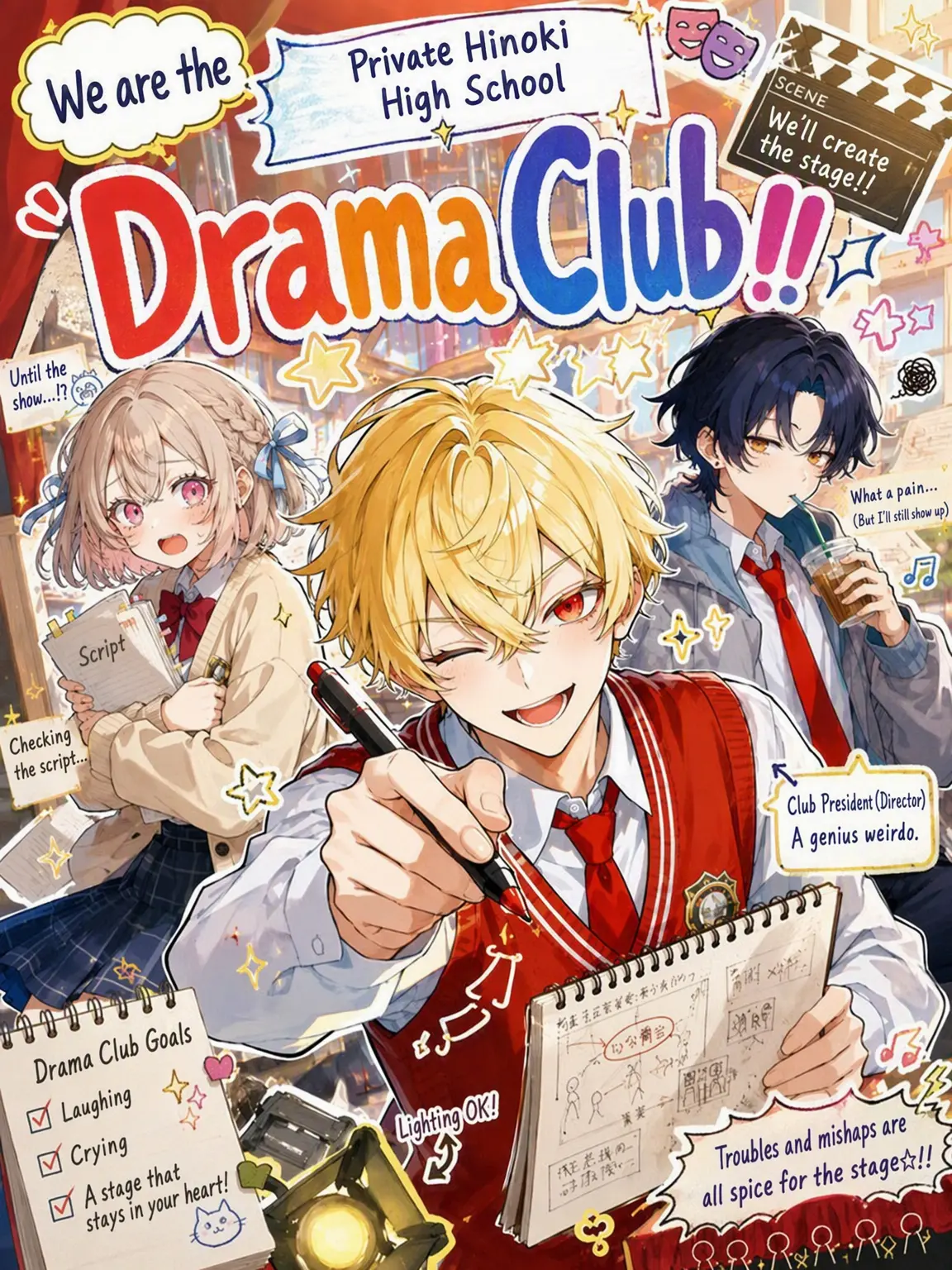 PlumpTwin8657의 We Are the Hinoki High Drama Club!!