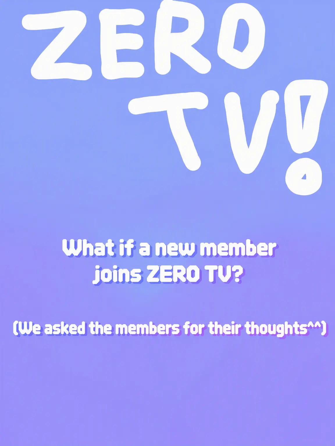 songjin09의 Daily Life of the ZERO TV Crew