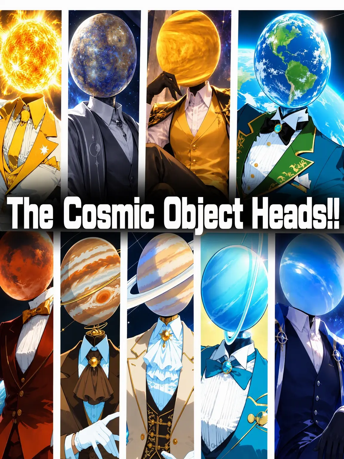 SaturnClaus의 Cosmic Object-Heads‼️