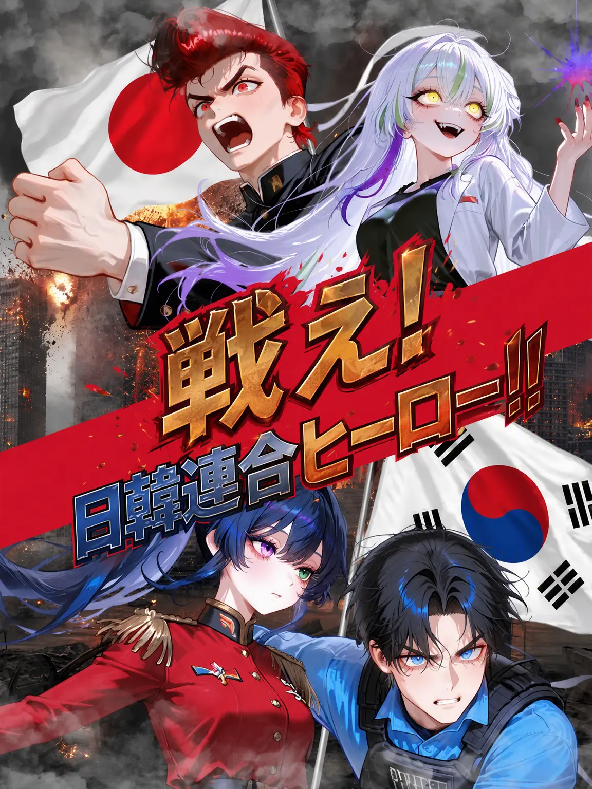 Kacao의 戦え！韓日連合ヒーロー！！