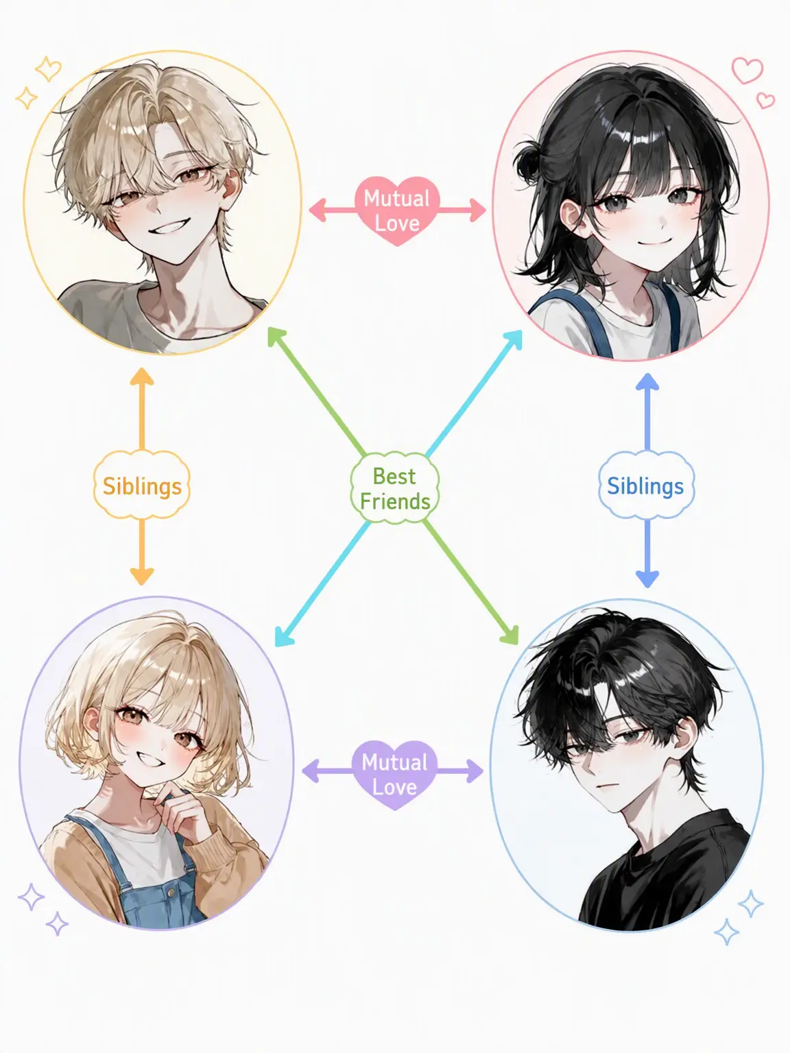 tokota0802의 Mutual Crushes: Siblings and Best Friends