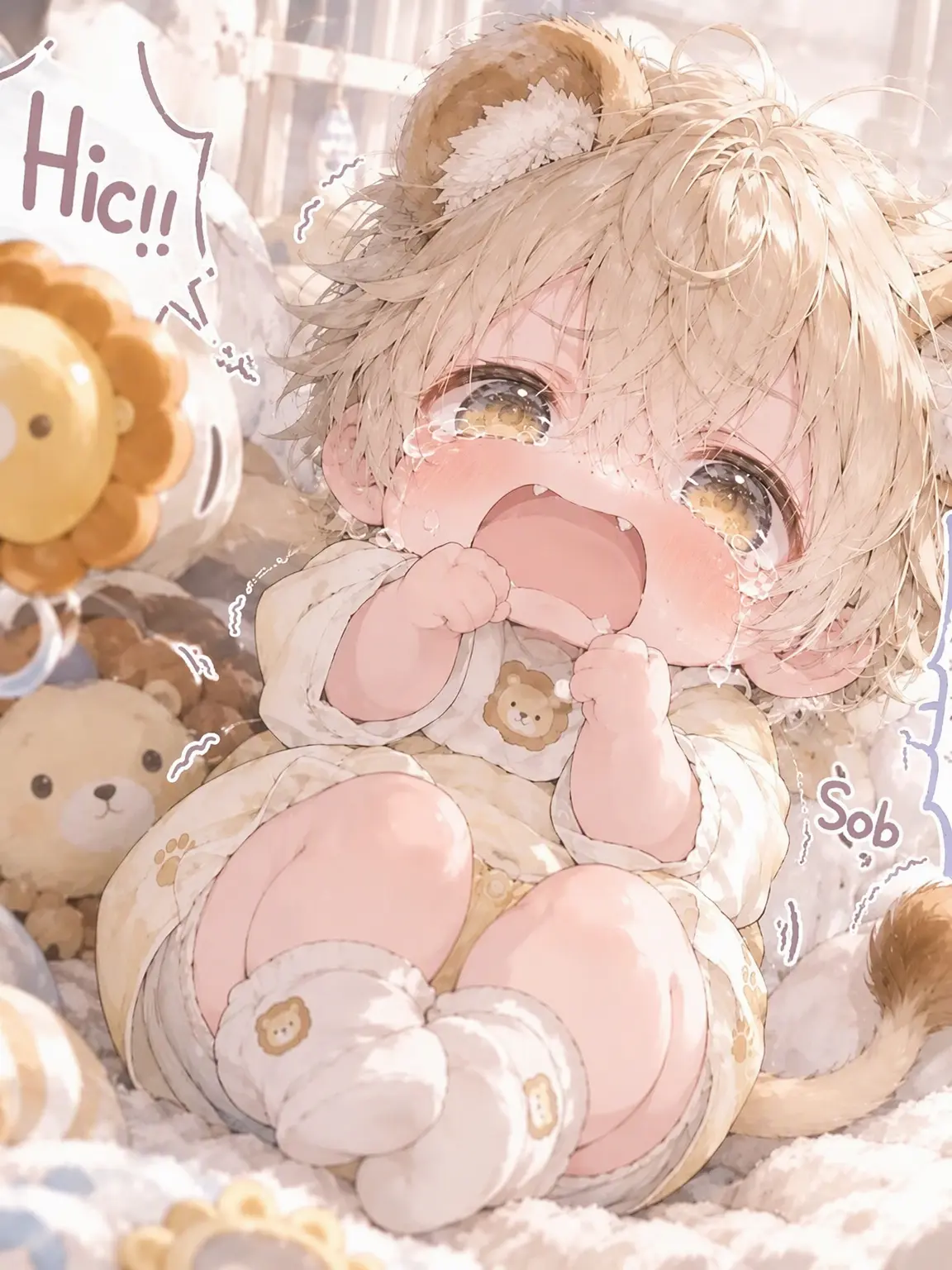 nya___의 Super Scaredy-Cat Lion