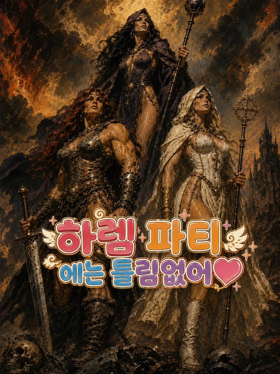 ressentiment5070의 하렘 파티임에는 틀림없는데……