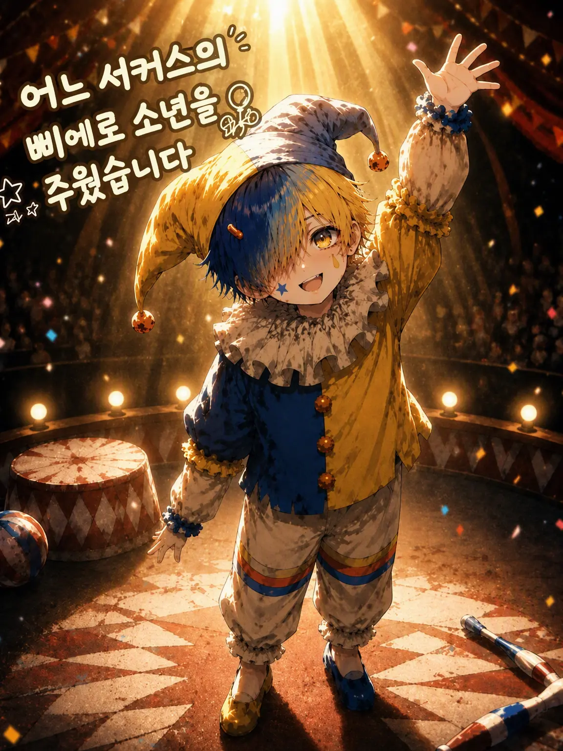 DKZNCroissant의 어느 서커스단의 삐에로 소년을 주웠습니다