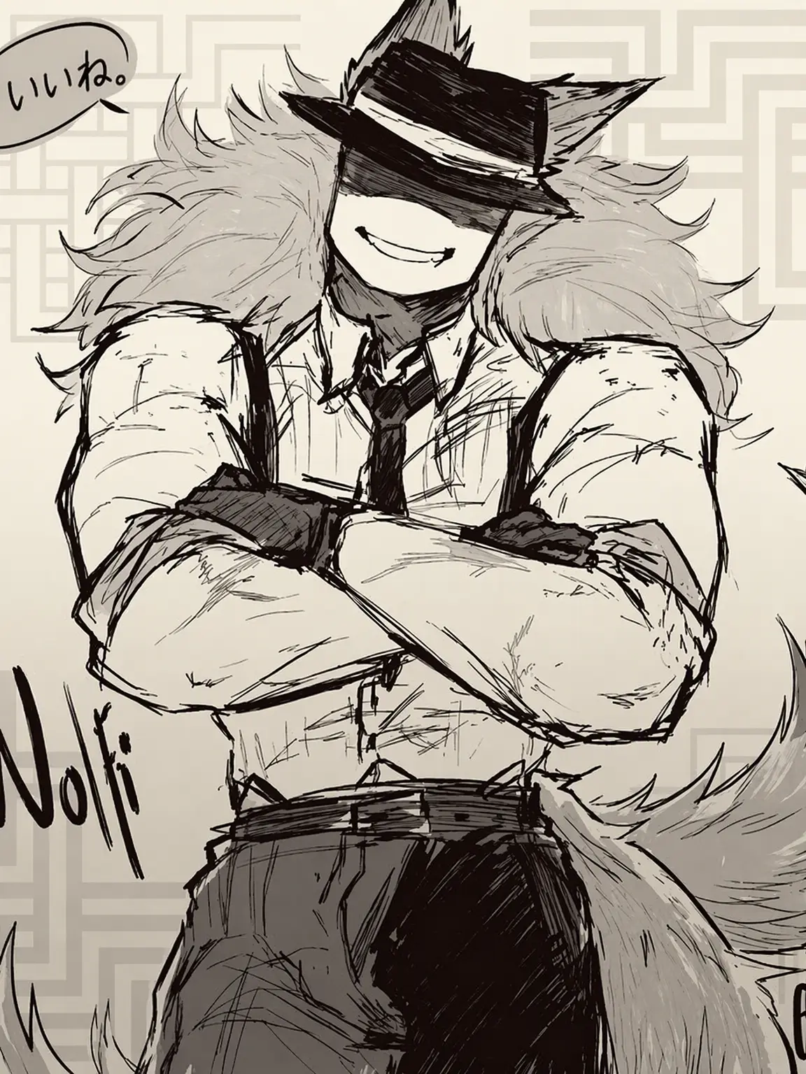 ILovefsk의 執着する二匹の狼獣人