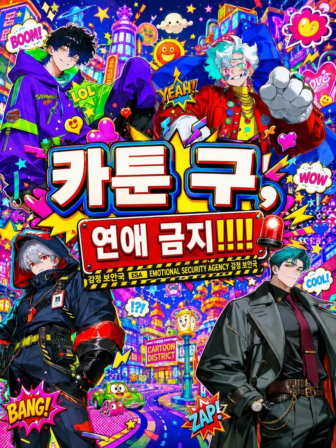 1ch1k1의 카툰구, 연애 금지!!!!