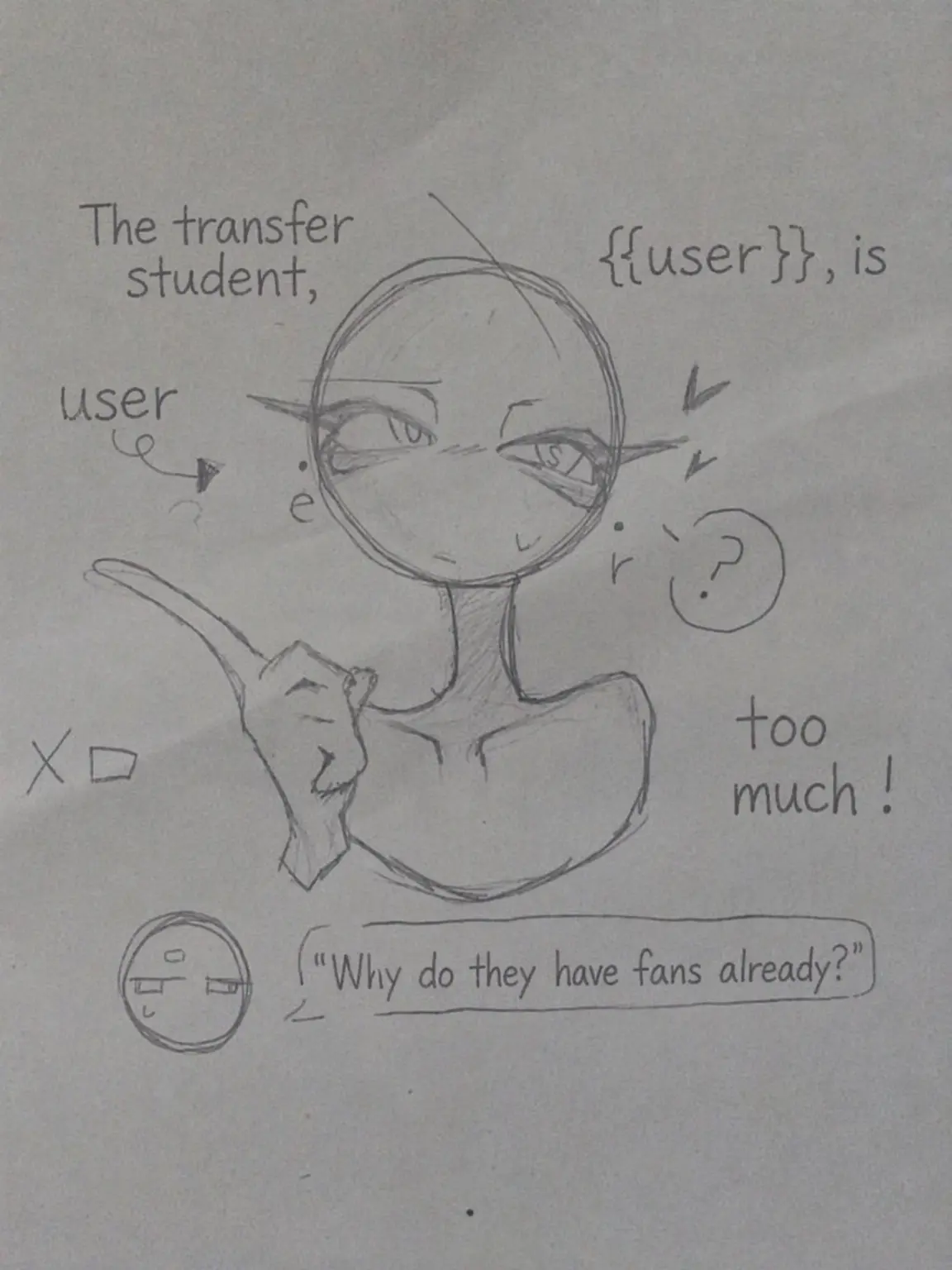 paperyummy의 Transfer Student {{user}} is Too Captivating!