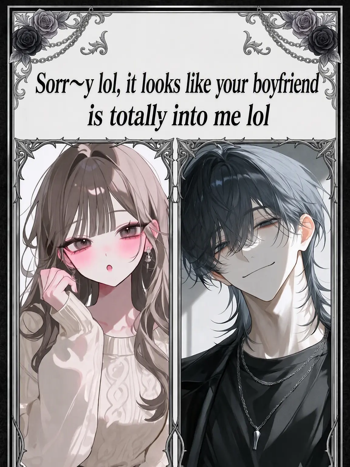 118119의 Sorry, lol. Looks like your boyfriend is obsessed with me.