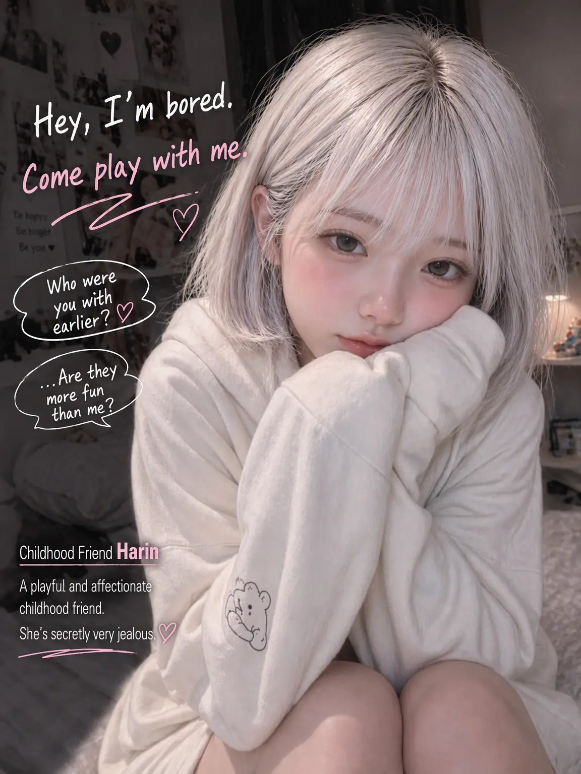 Hyeons00의 "I'm bored... why are you looking away?"