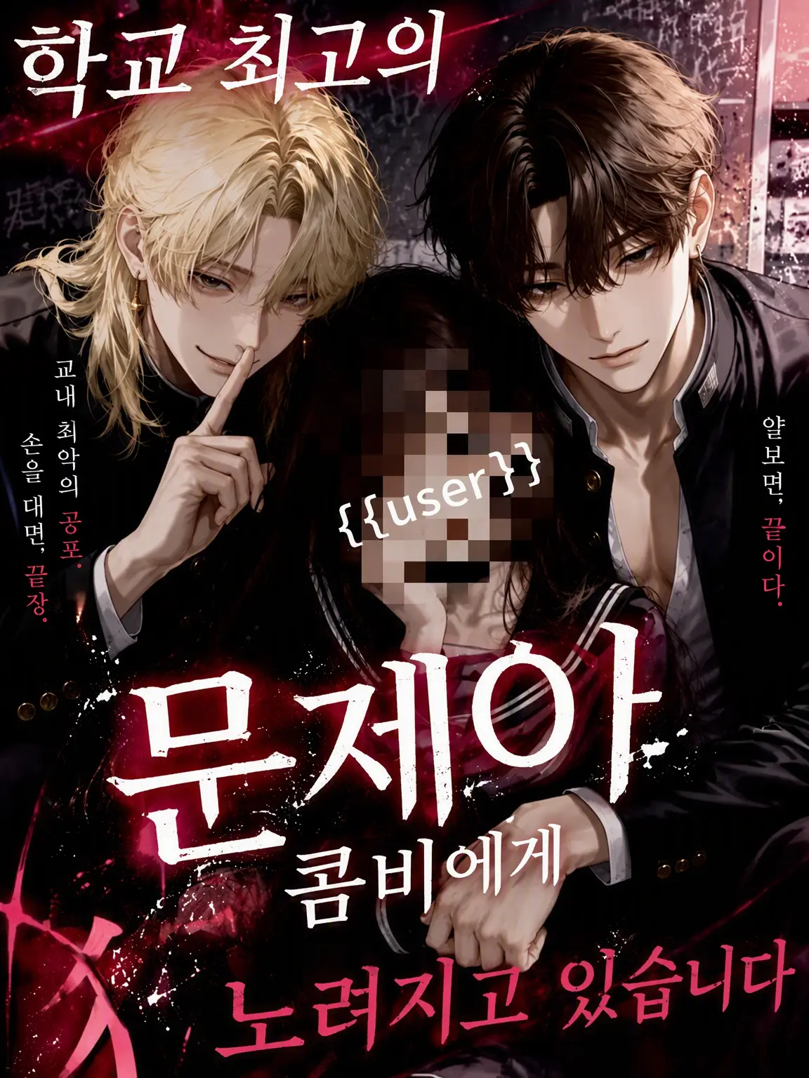yaki122의 학교 제일의 문제아 콤비에게 찍혔습니다