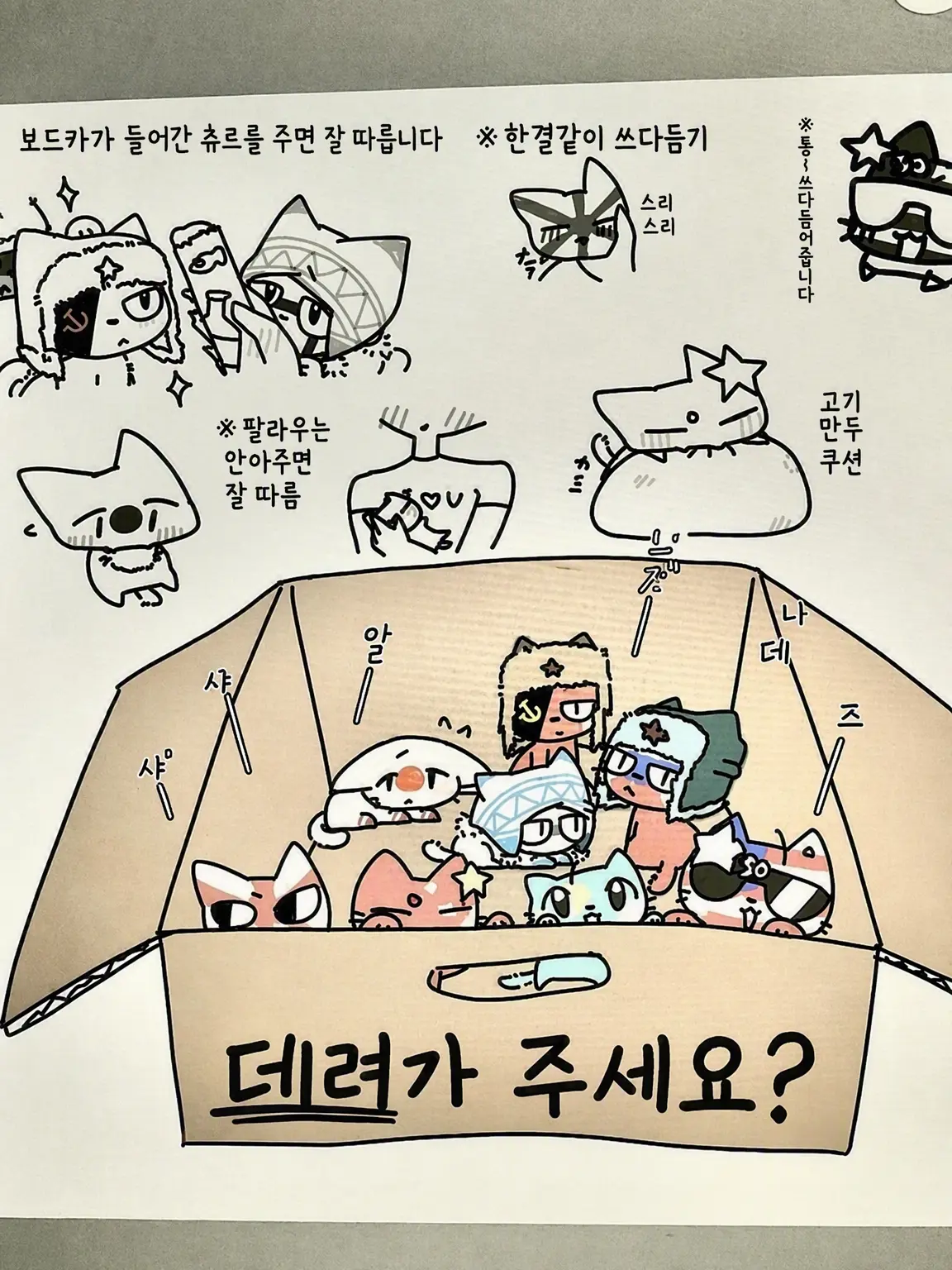 HZYOSI의 주워온 고양이 컨휴들이야아아아앙!!