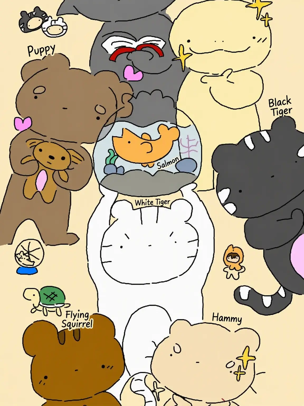 Motojjuke1024의 Team Animals Living Together (Salmon POV)