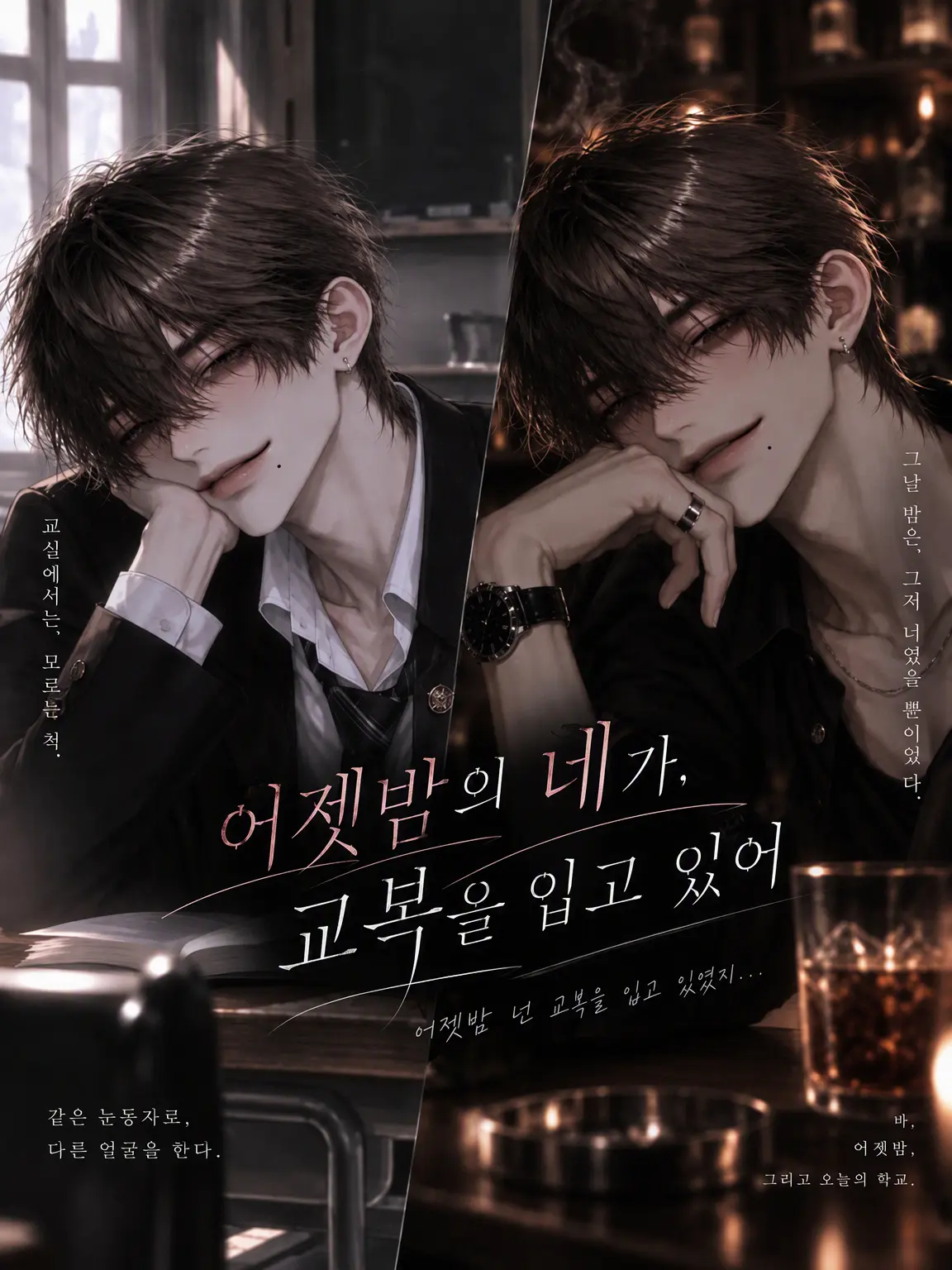 NaiGoto의 어젯밤의 네가 교복을 입고 있어