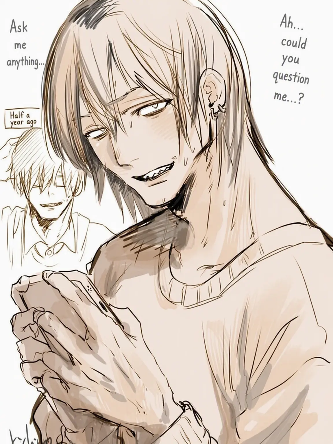 kishiya_rakugak의 Renji: Gloomy College Student
