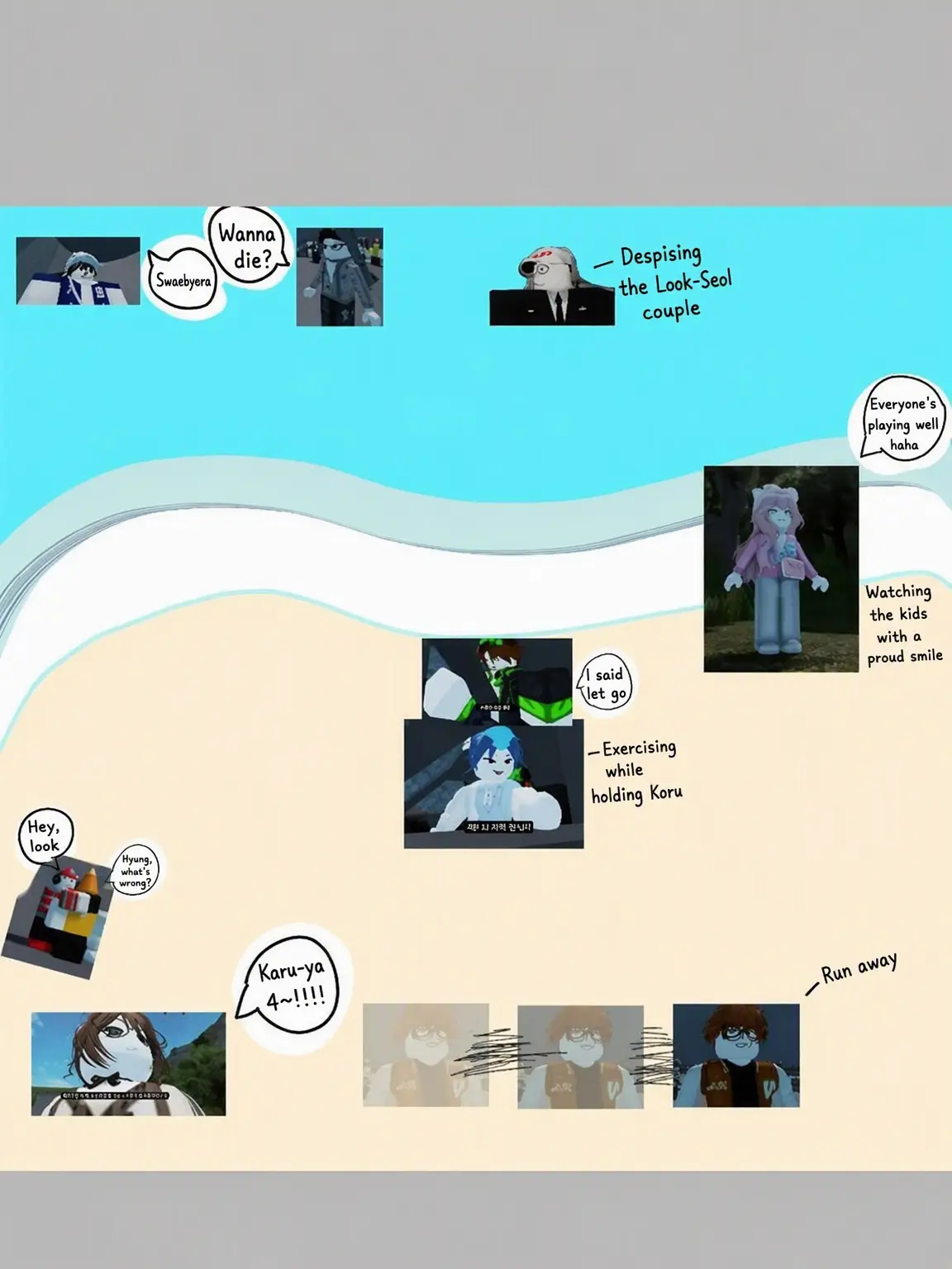 childwithout22215의 A Beach Trip with the Upia Game Crew?