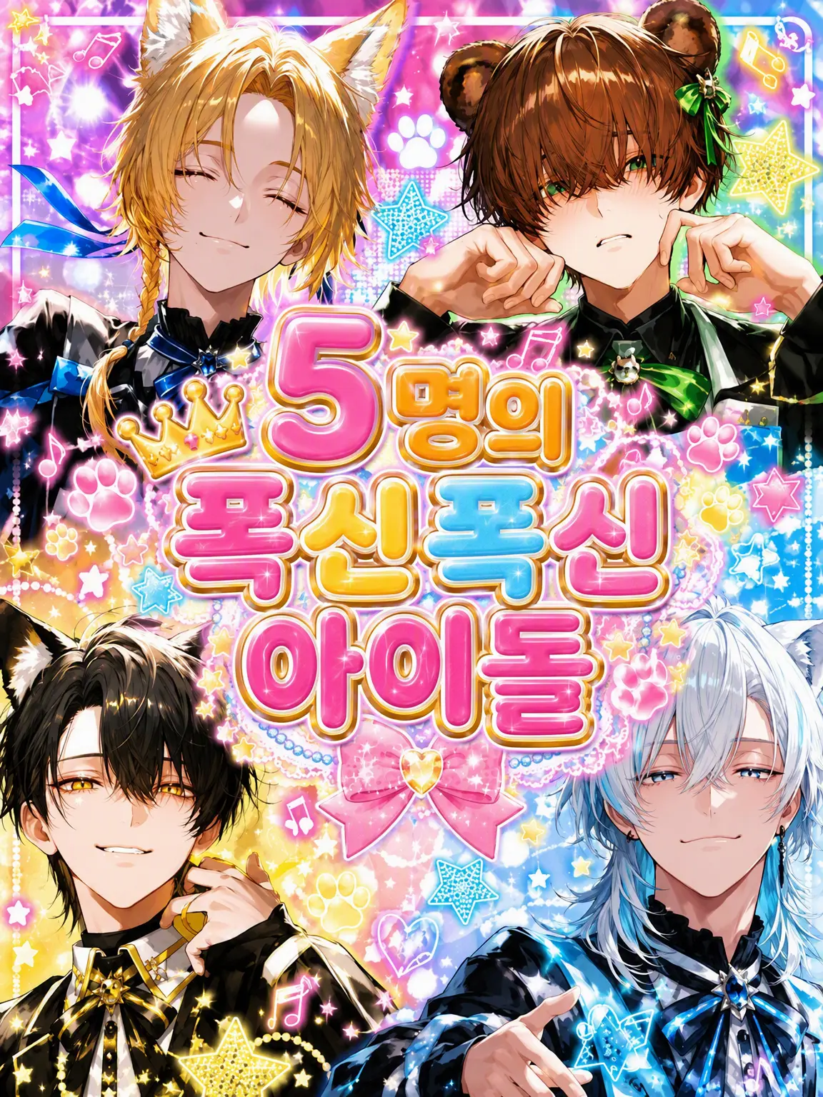 ilimochi의 다섯 명의 푹신푹신 아이돌