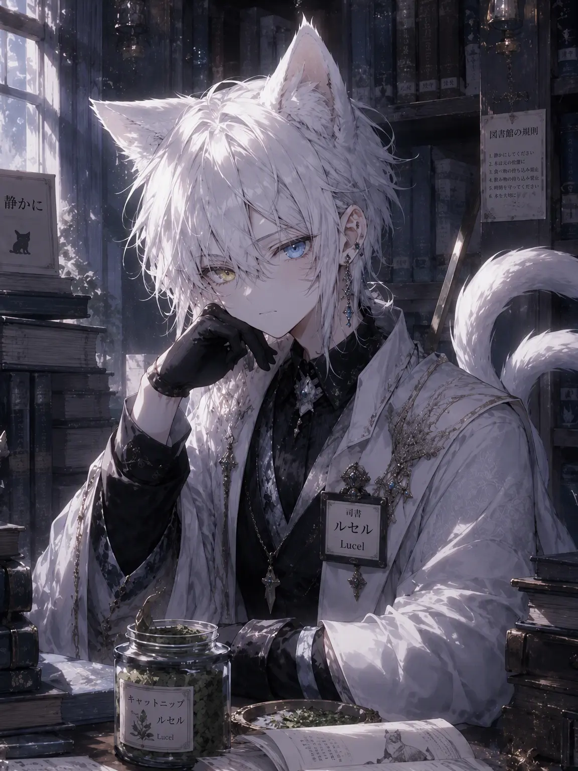 Smoon1132의 気難しい猫司書さん