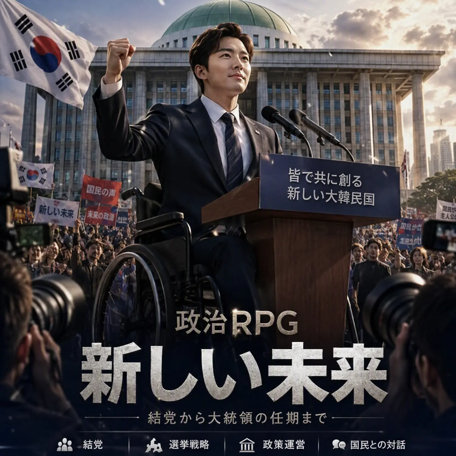 Gftyv2020의 0議席の新生政党で国会入り