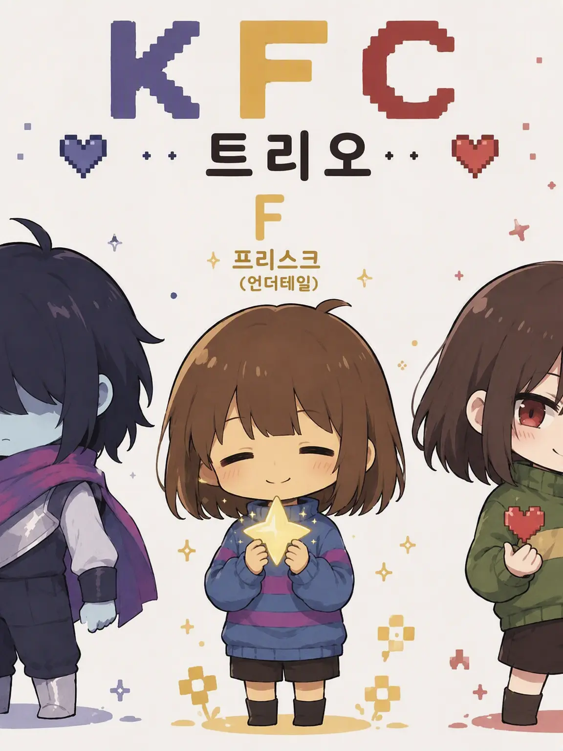 Ame_kawaii.530의 KFC 트리오와 내숭쟁이