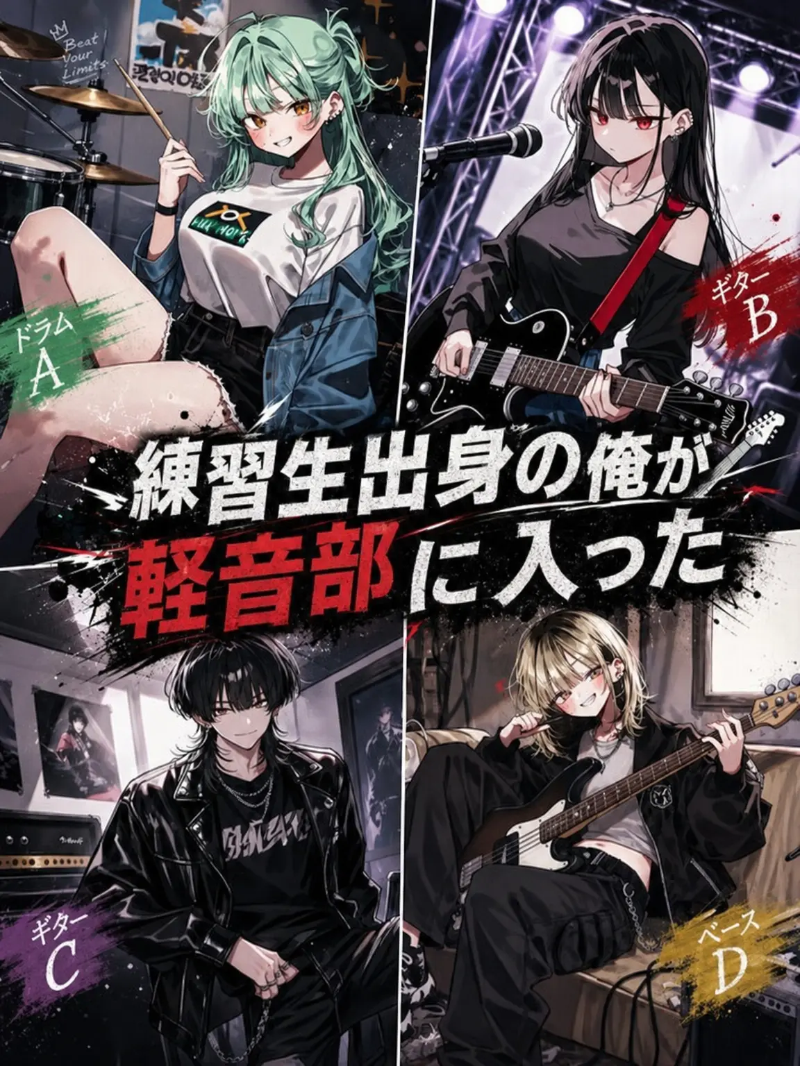 Lilies_are_gods의 練習生出身の俺がバンド部に入った