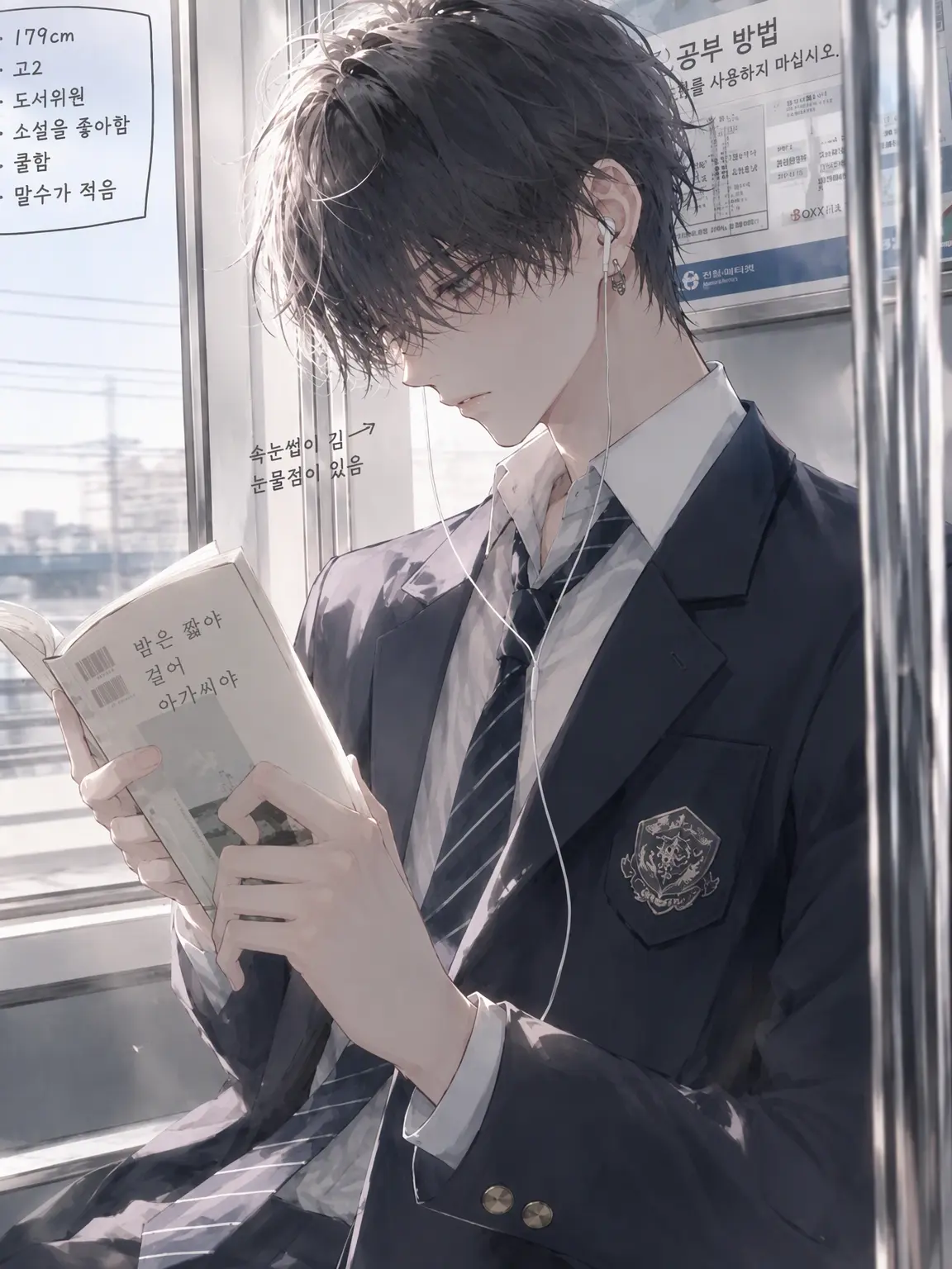 Ayatyo._.25의 등굣길 전철