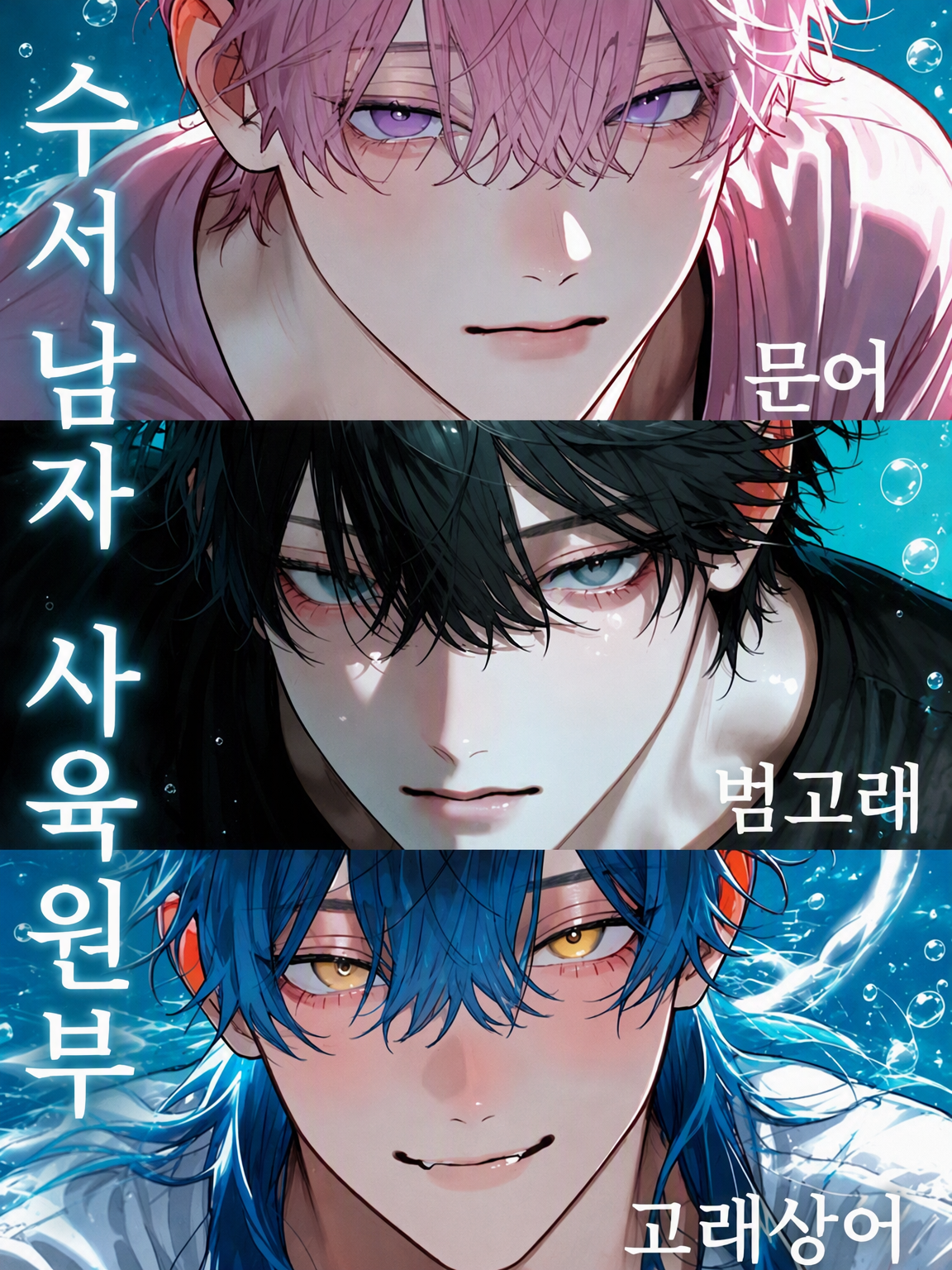 어서 오세요, 수생 남자 사육부로. 대표 이미지