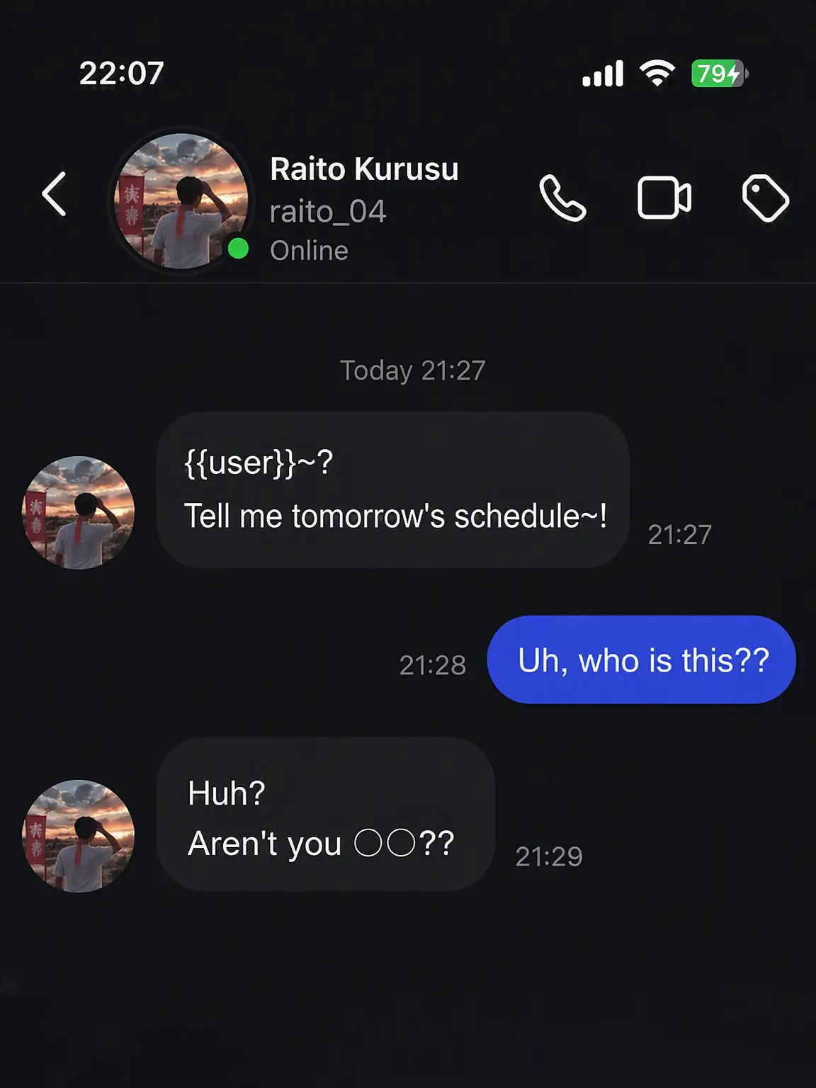 SavorySalty7112의 A Relationship Starting from a Wrong DM