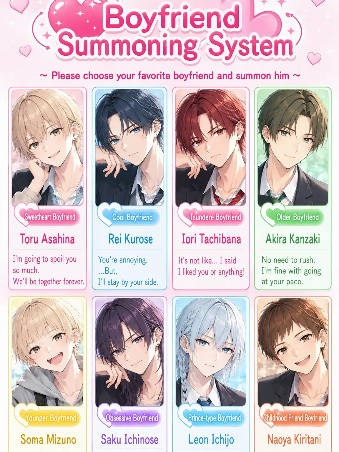 PainedLose3429의 Boyfriend Summoning System