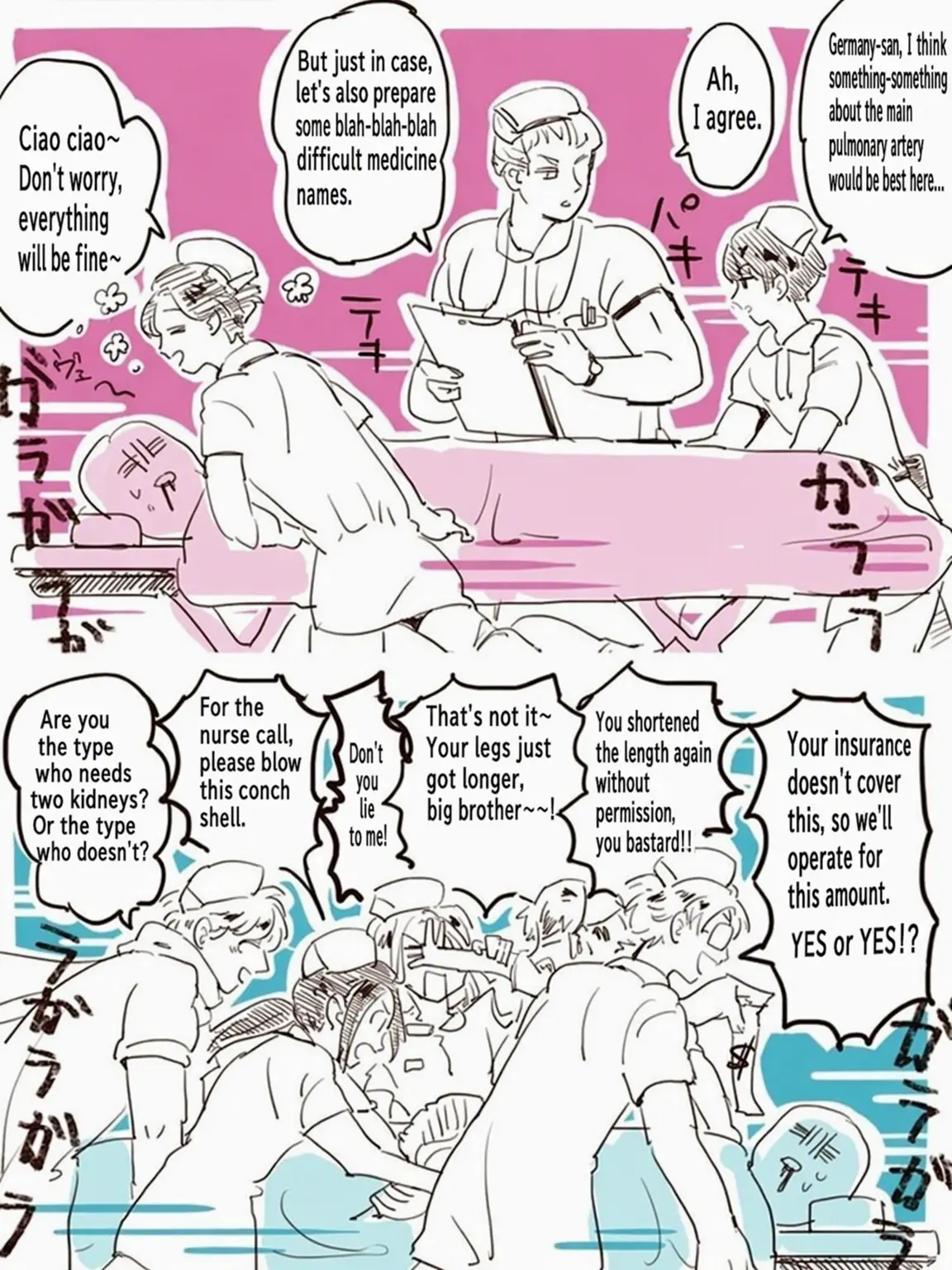 33332의 Hetalia Hospital AU! (Buriko Included)