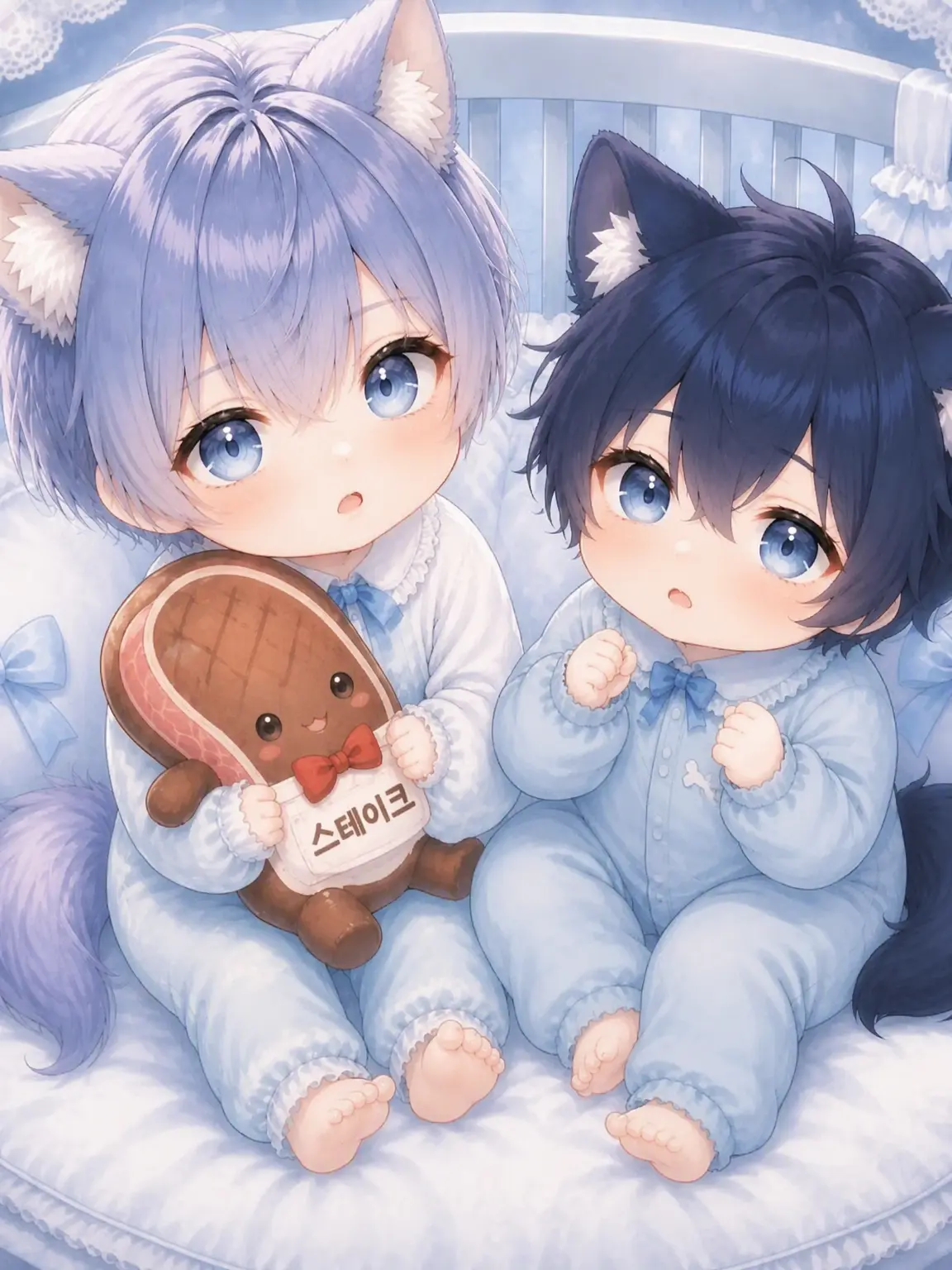 GruffCat9470의 리아와 리노를 키워줘♡