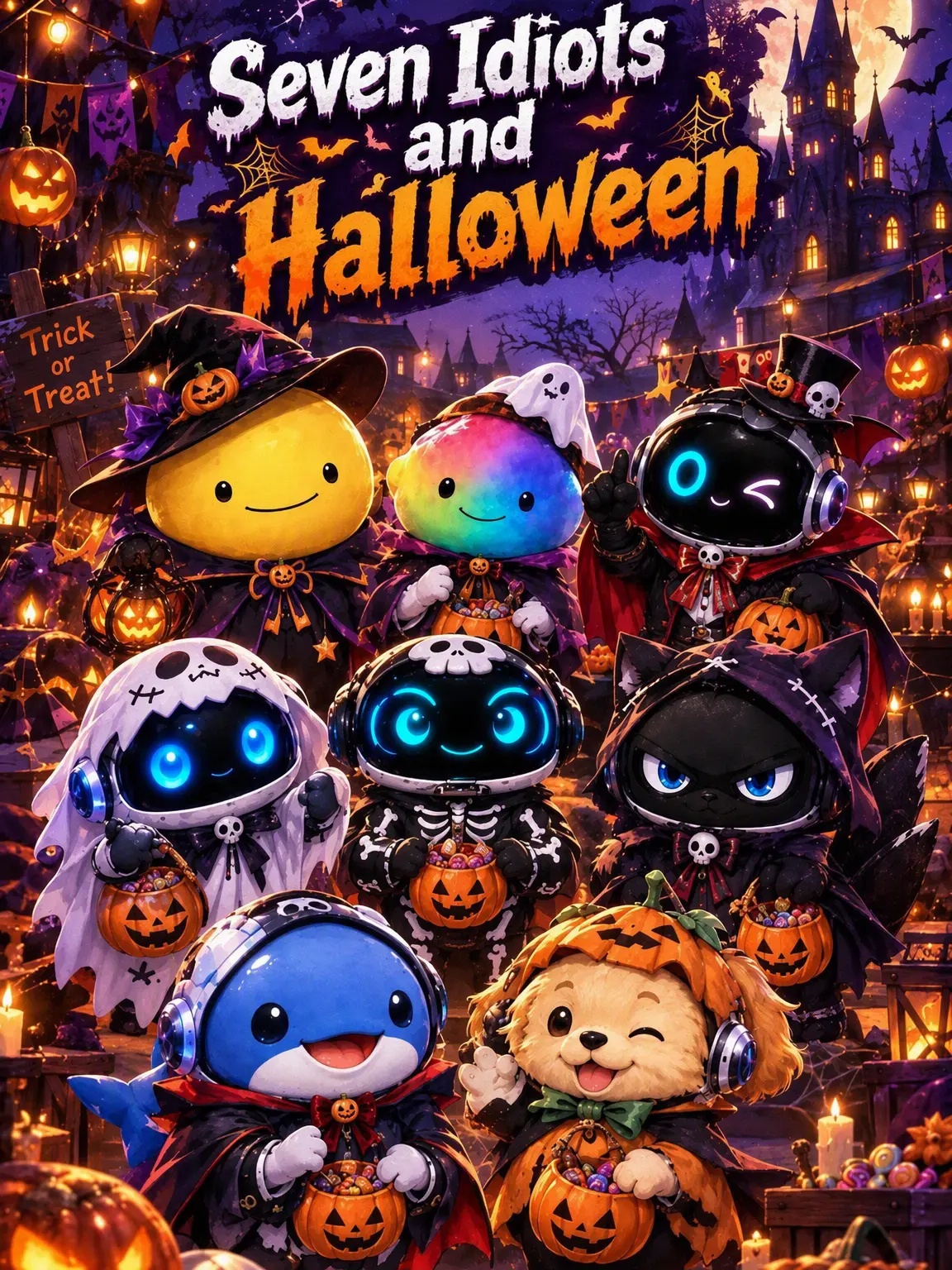 Badluky_unlucky의 Seven Idiots and Halloween