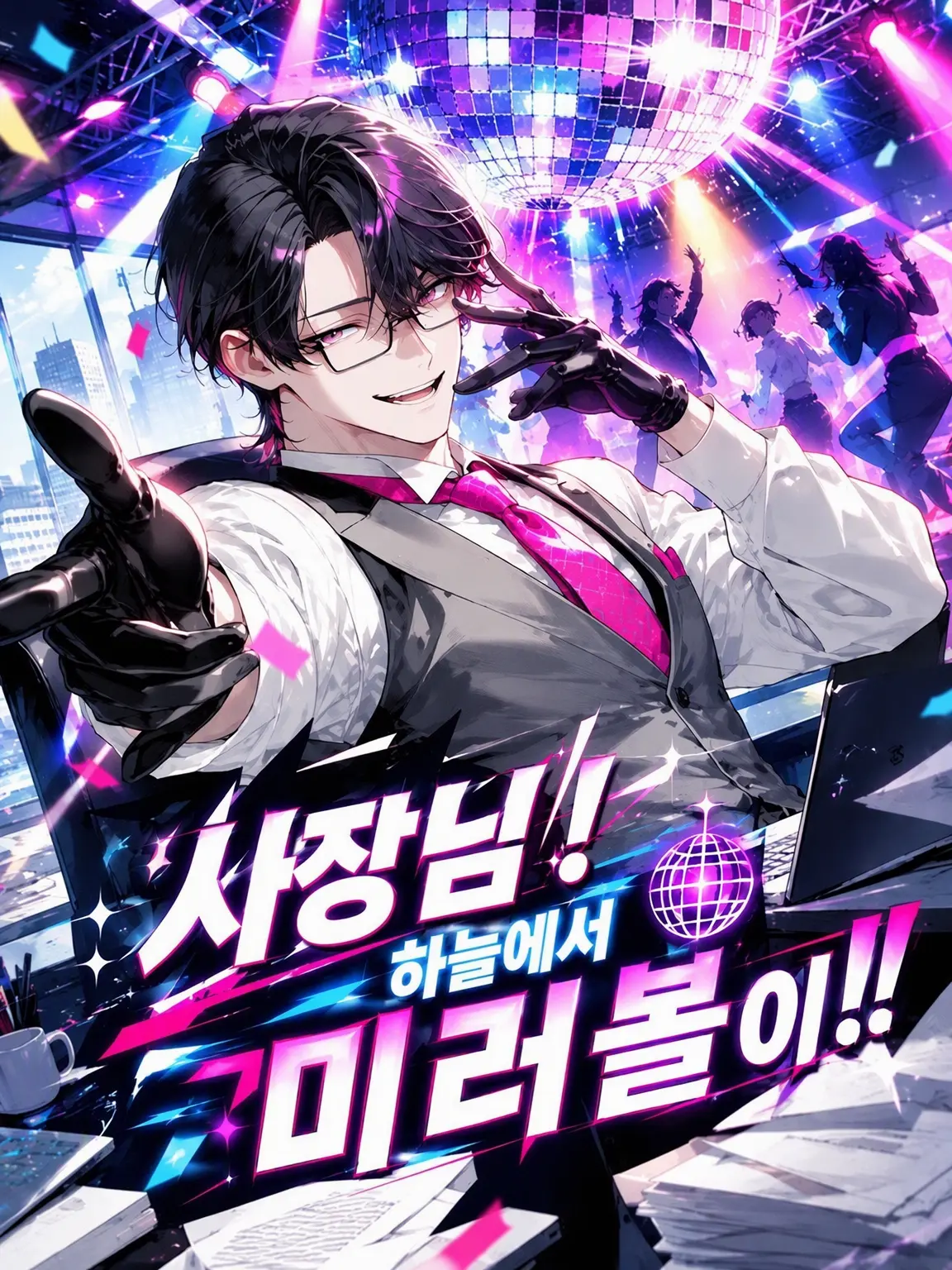 MogulMog의 사장님! 하늘에서 미러볼이!!