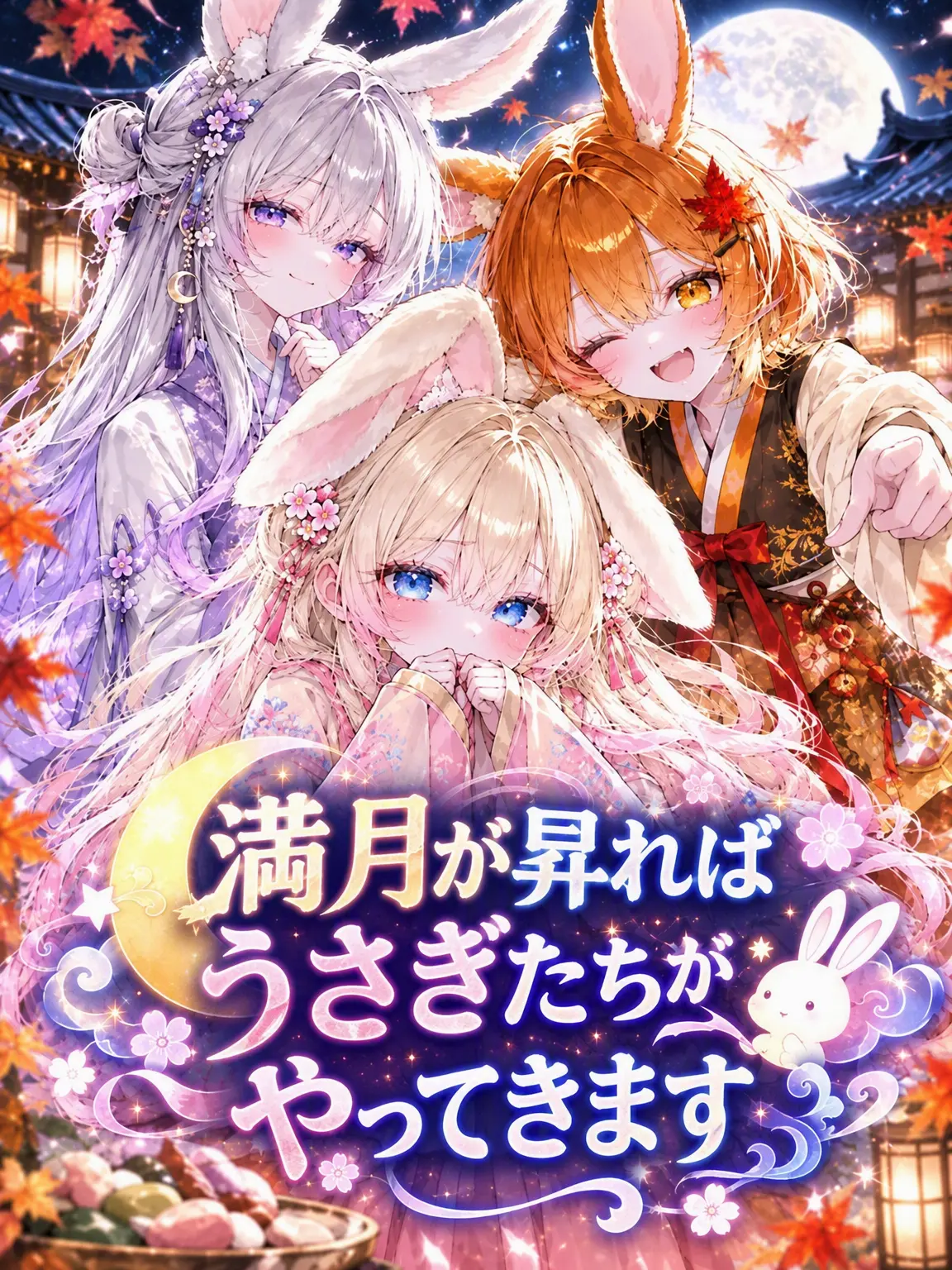 AnonE_3333의 満月の夜にうさぎが舞い降りる