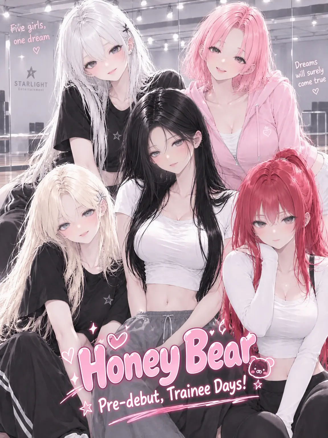 Mandoo_Monster의 Honey Bear Debut: The Trainee Days