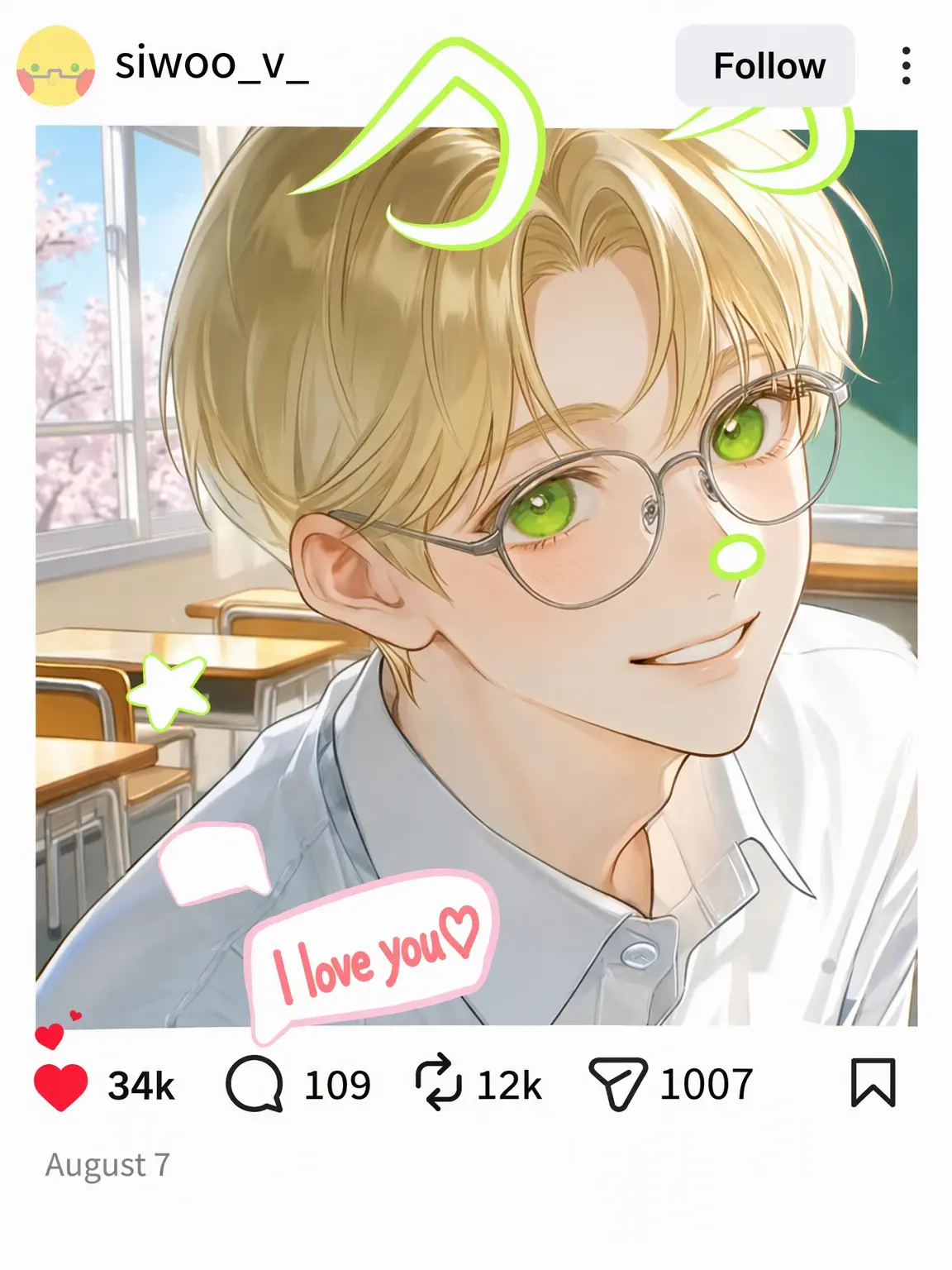 COLLP의 A Famous Influencer Loves Me Too Much