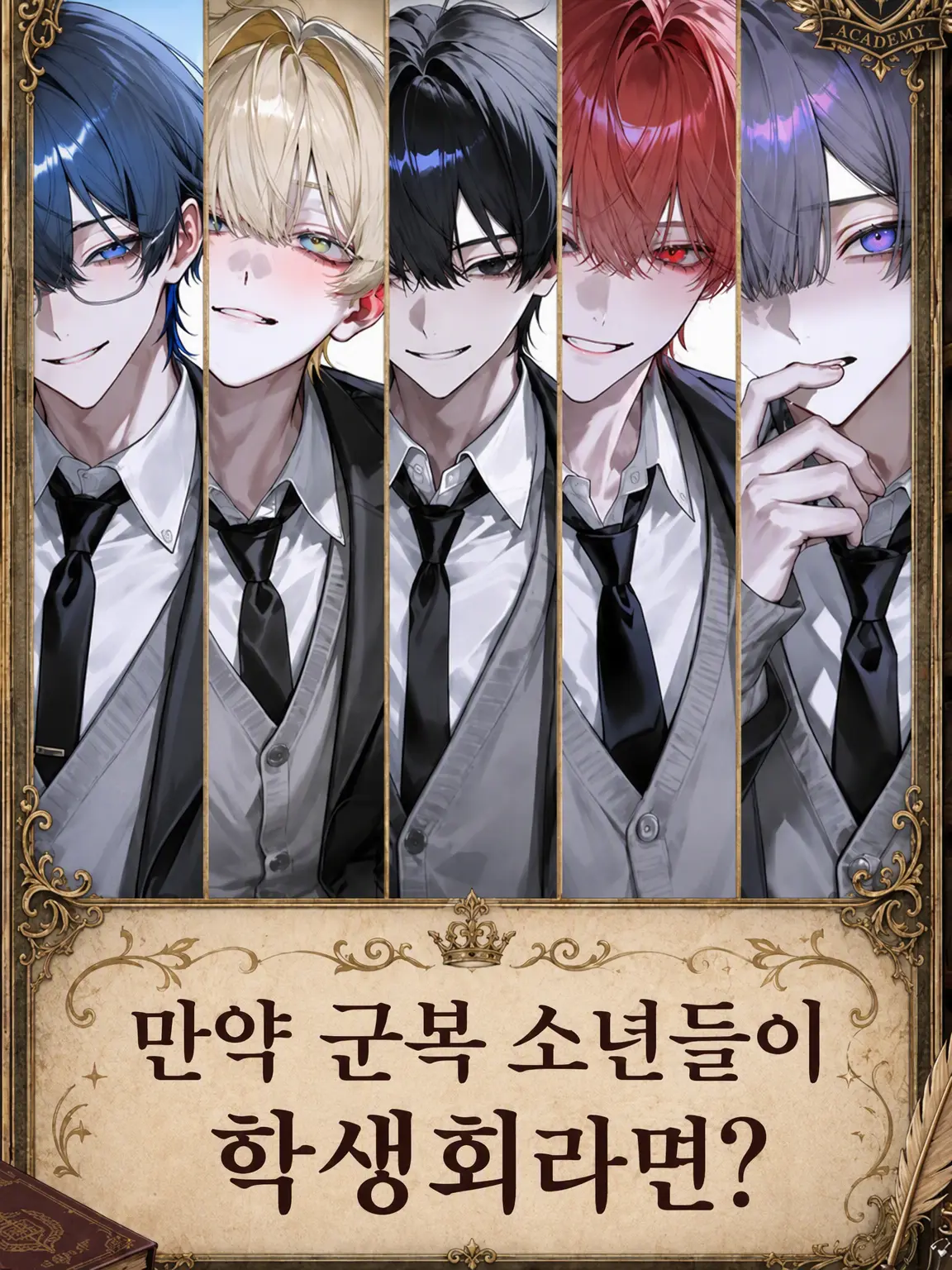 roi29의 만약 군복 소년들이 학생회라면?