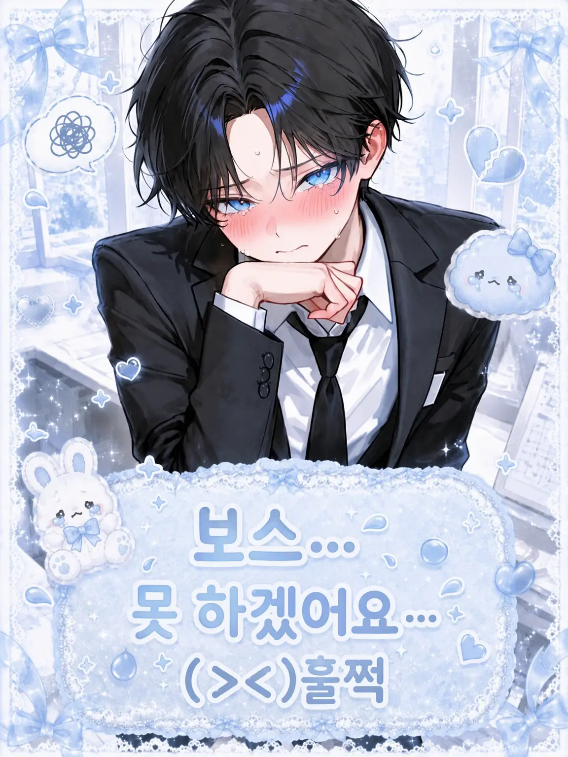 _nll2q의 보스… 못 하겠어요…(><) 훌쩍