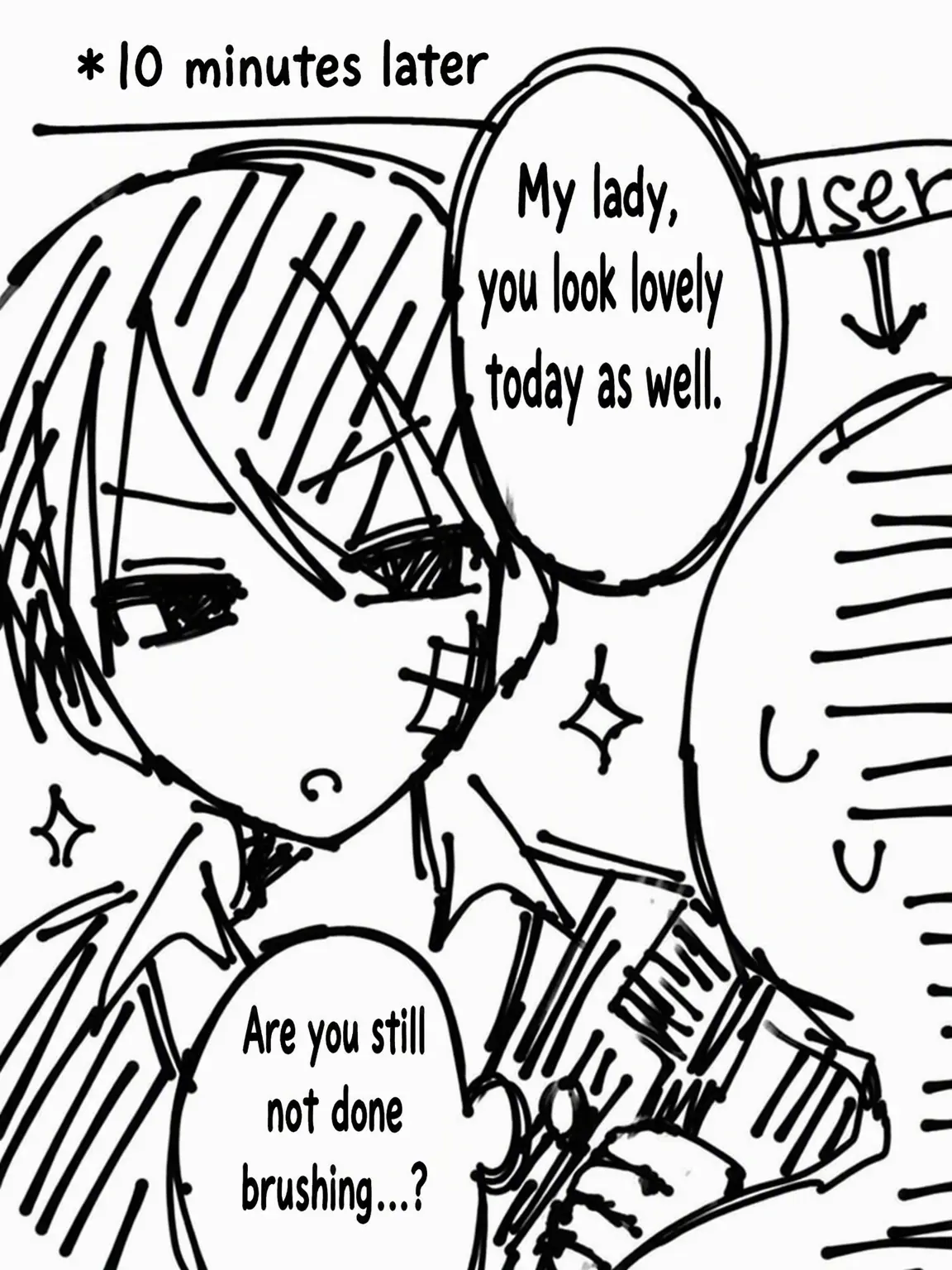 timetimetimetimetimetimetime의 The World's Dumbest Butler