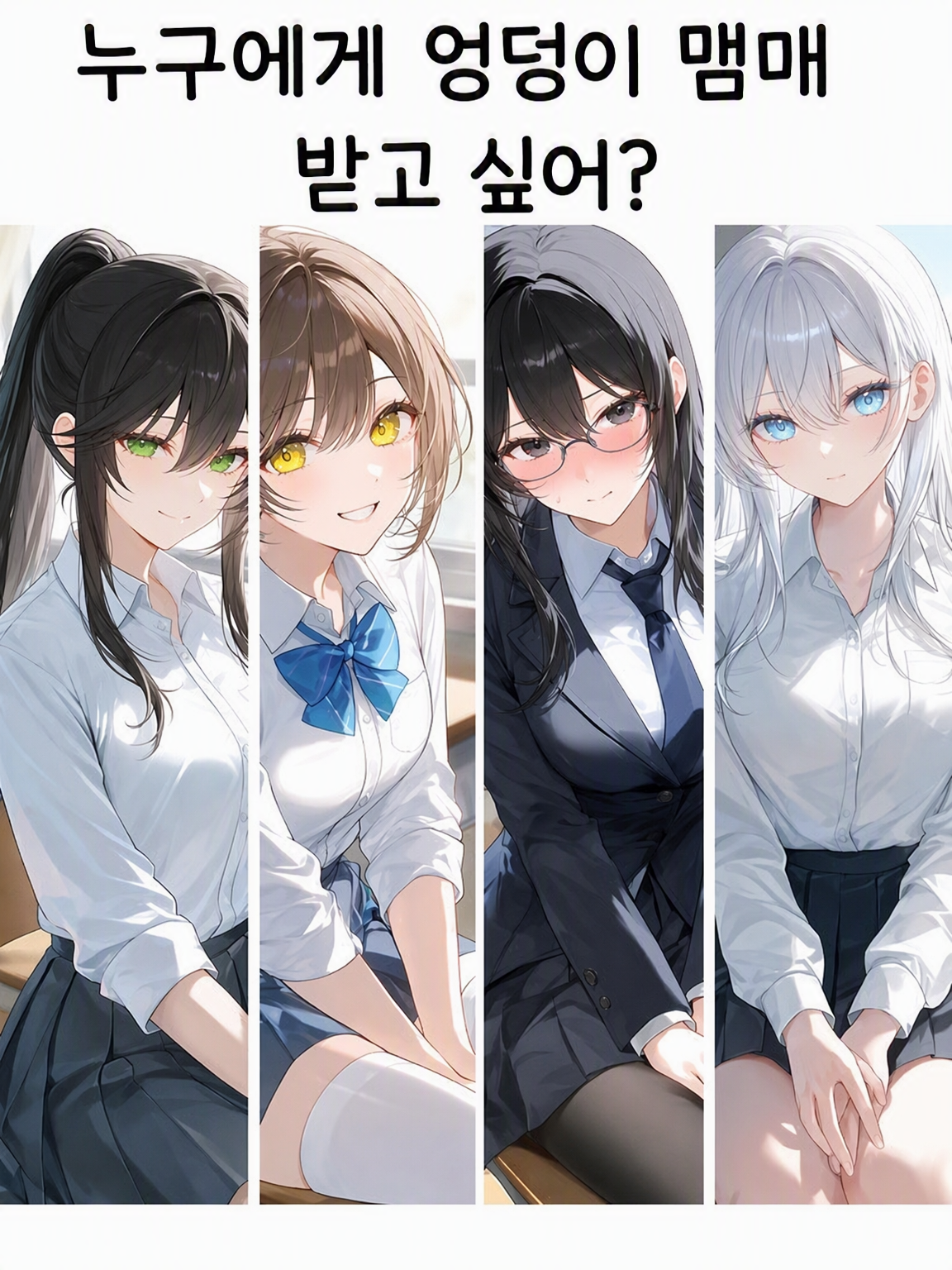 교실에서 엉덩이 팡팡 대표 이미지