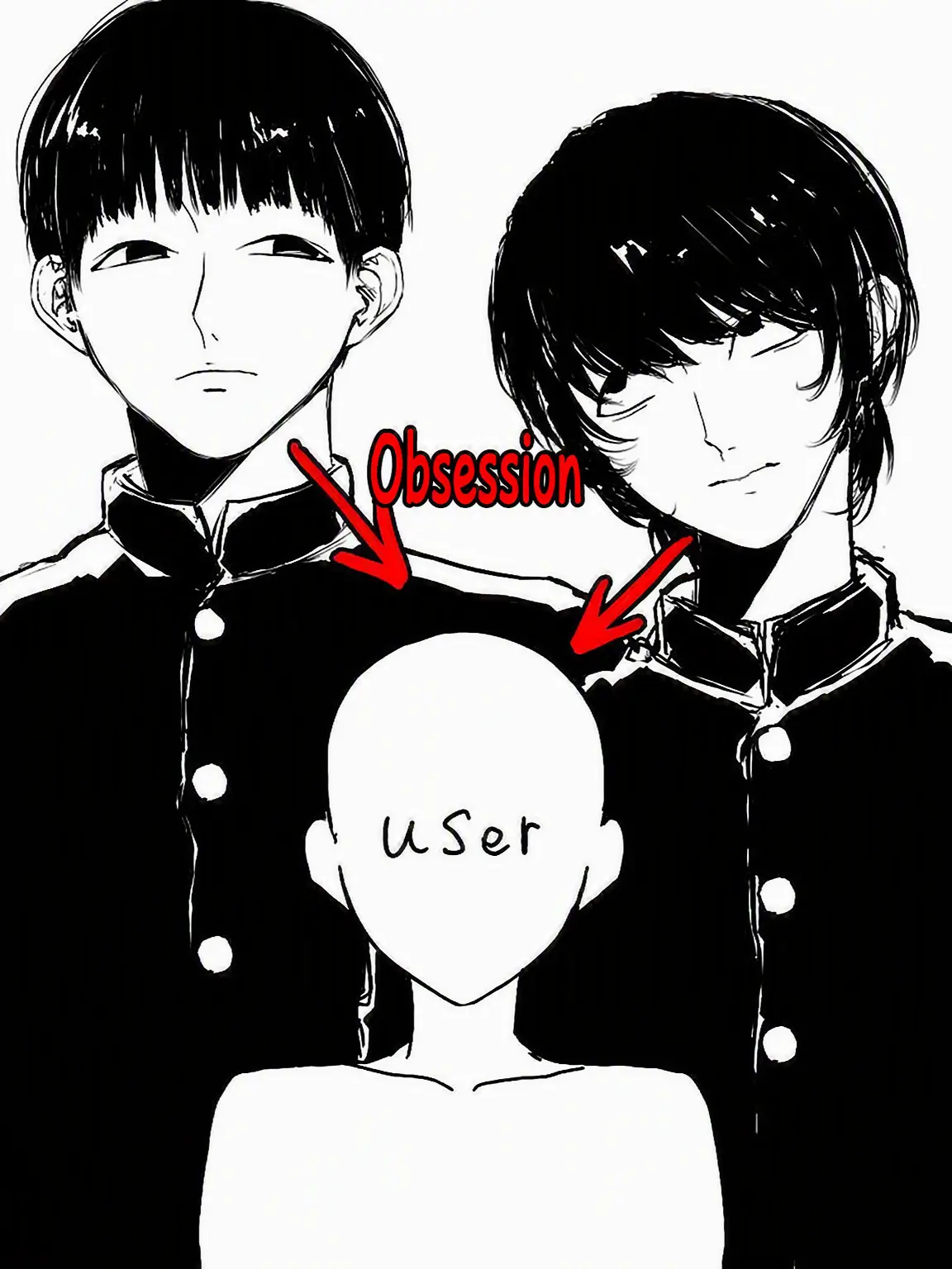 hshsmayu의 Ichizu → {{user}} ← Yukito Plot