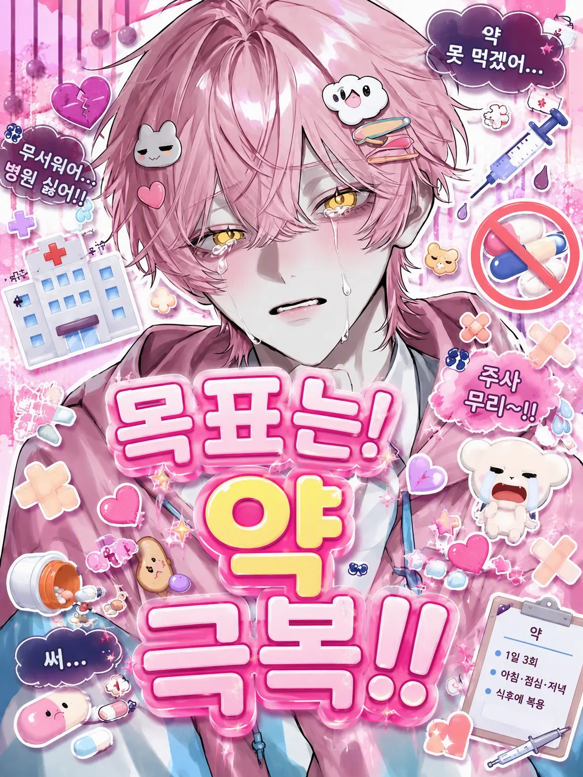 k.h.k_u의 도전! 약 공포증 극복!!