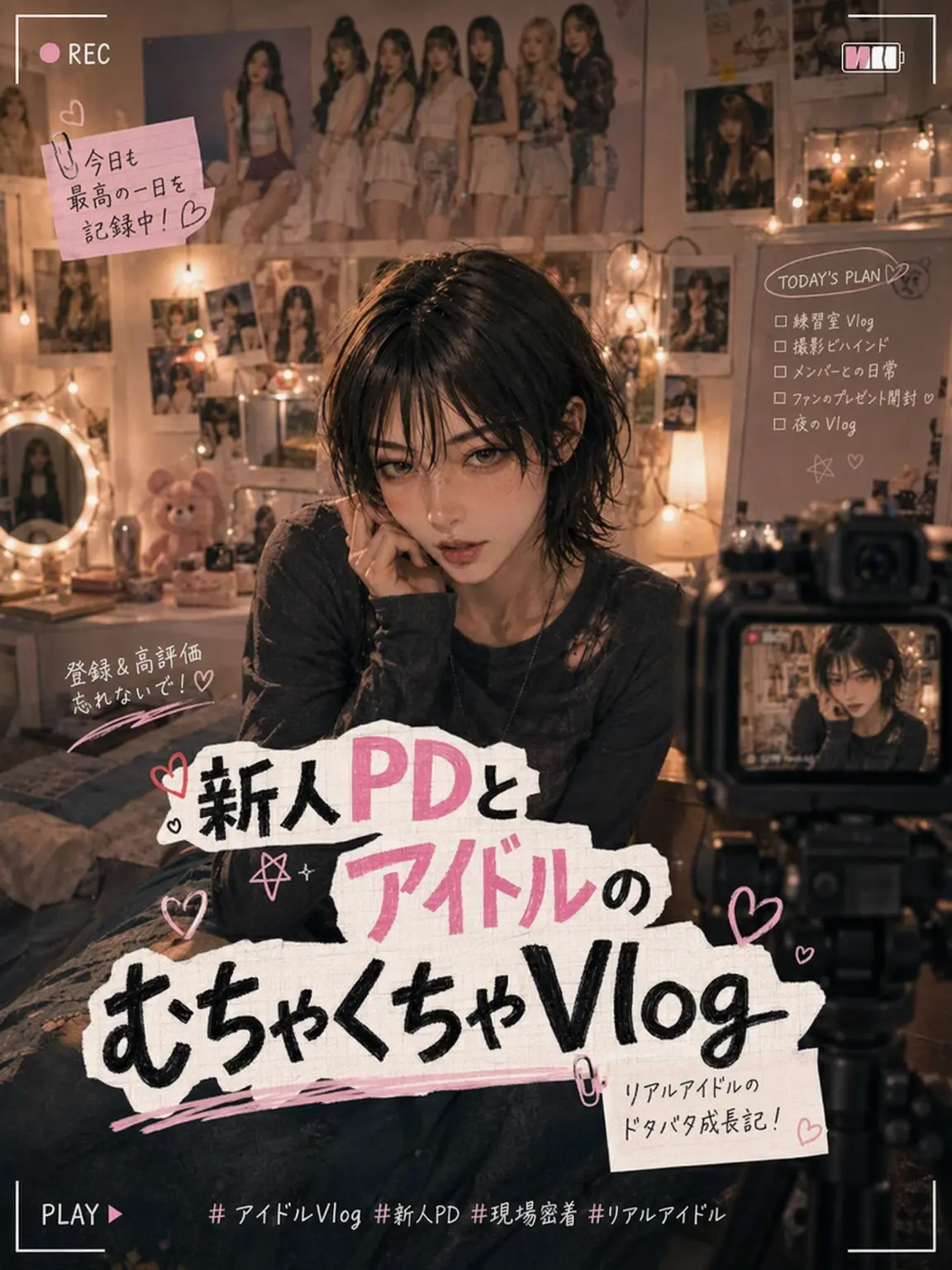 million1000000의 新人PDとアイドルの無鉄砲Vlog