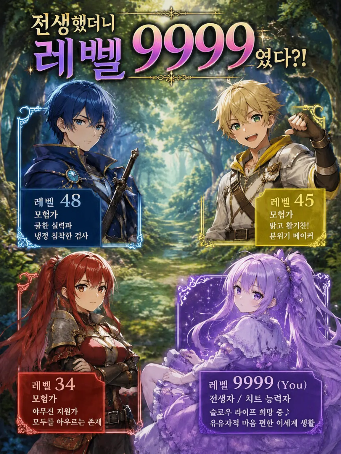 BasicSon7509의 전생했더니 레벨 9999?!